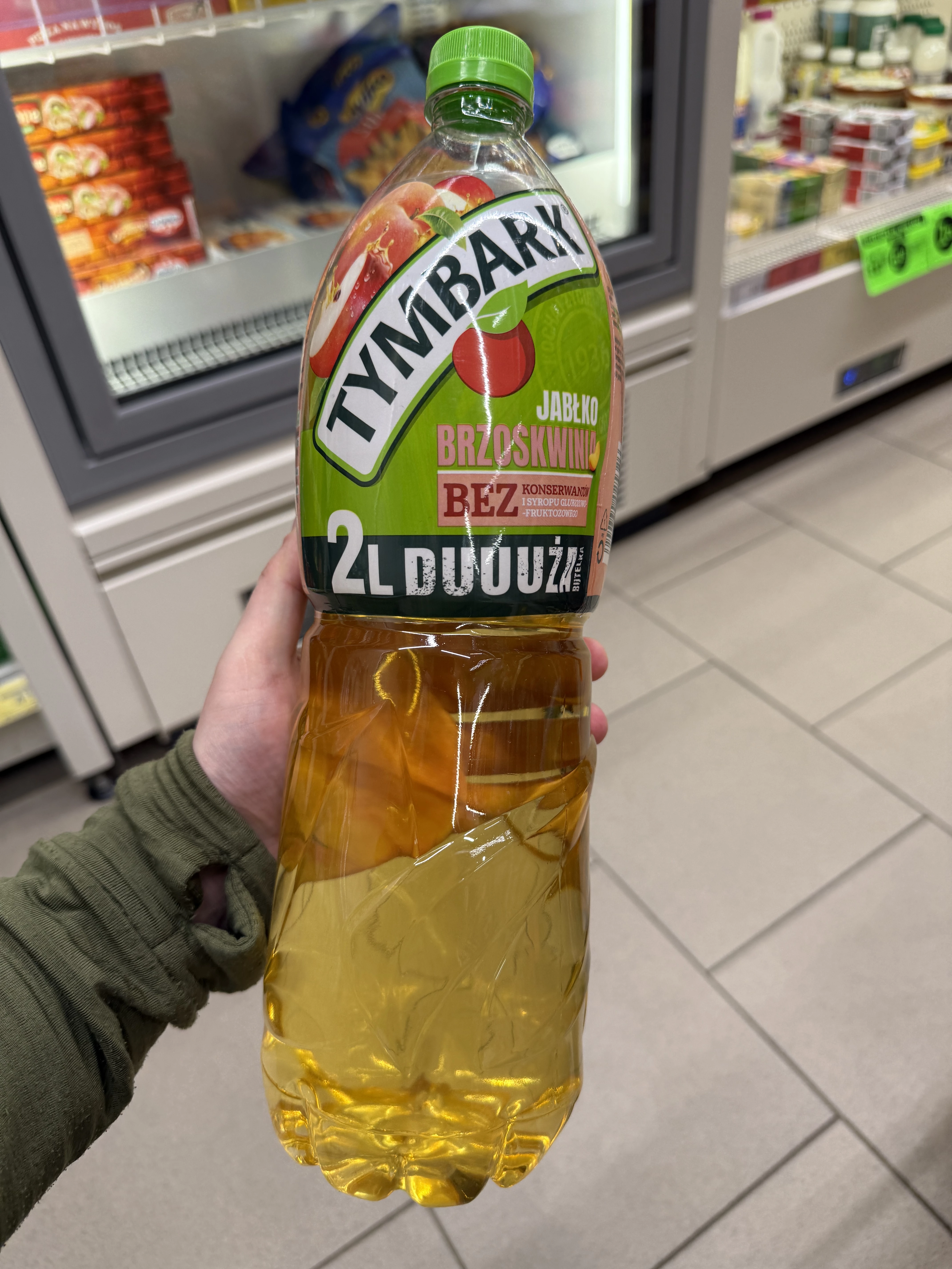 Tymbark Napój jabłko brzoskwinia | 2000ml