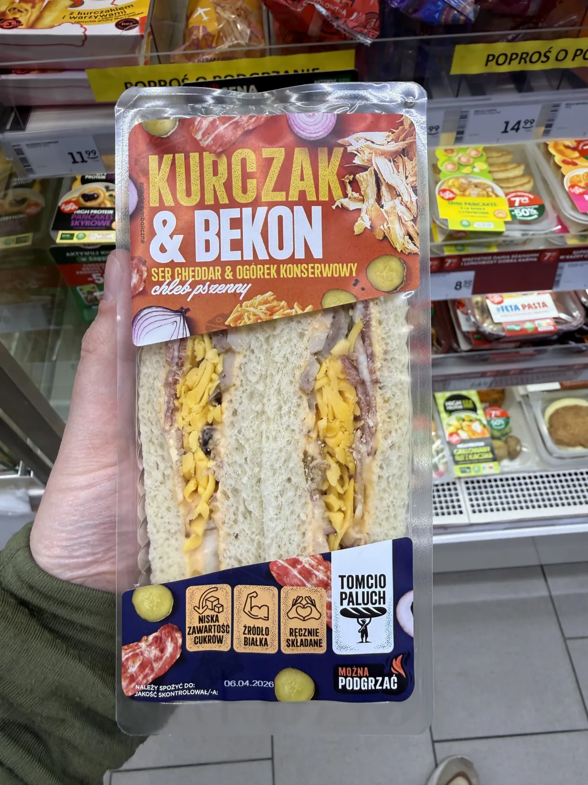 Kanapka Tomcio Paluch Kurczak & Bekon | 190g