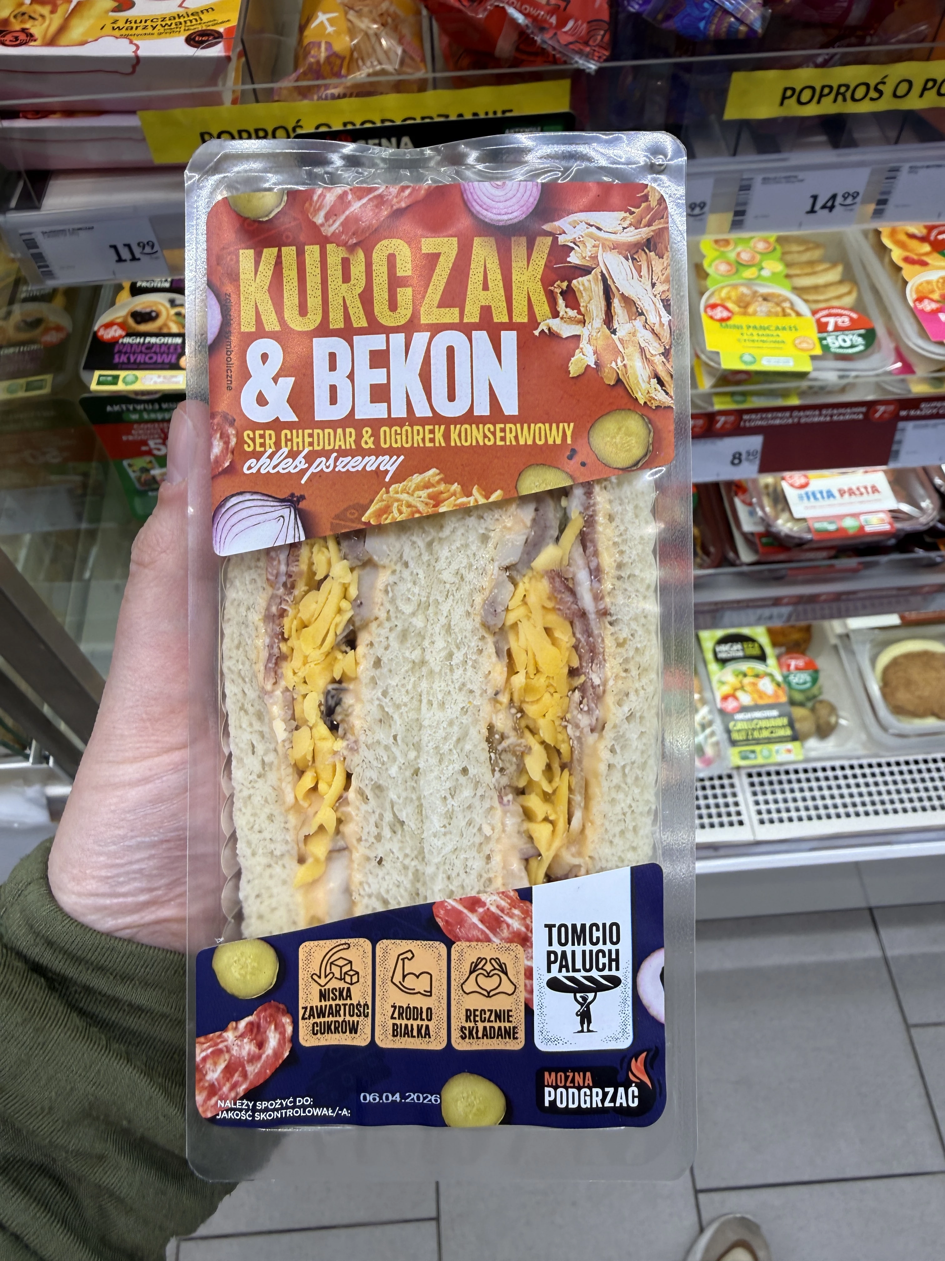 Kanapka Tomcio Paluch Kurczak & Bekon | 190g
