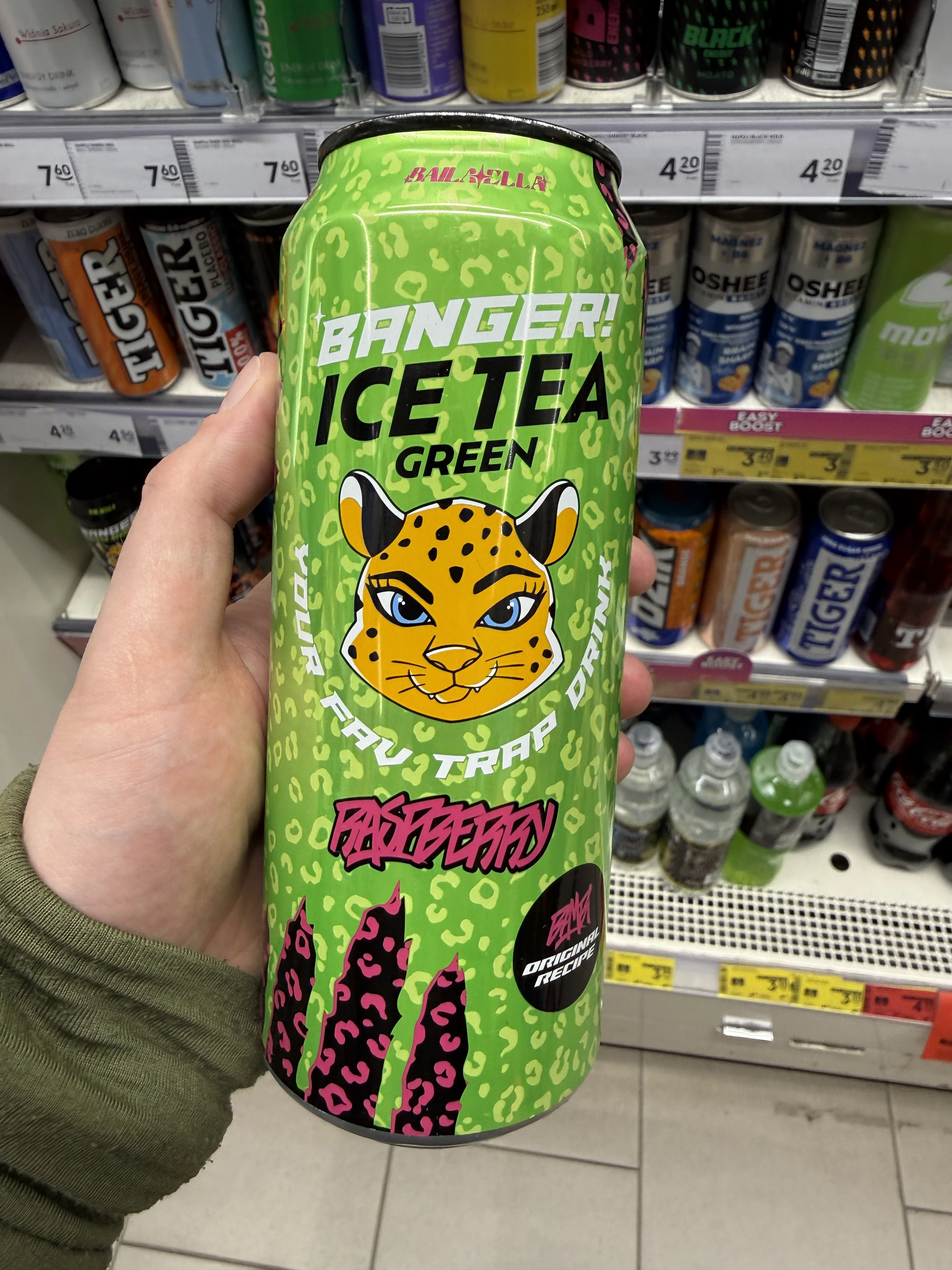 Banger Ice Tea Green Raspberry (Bailaella) | 500ml