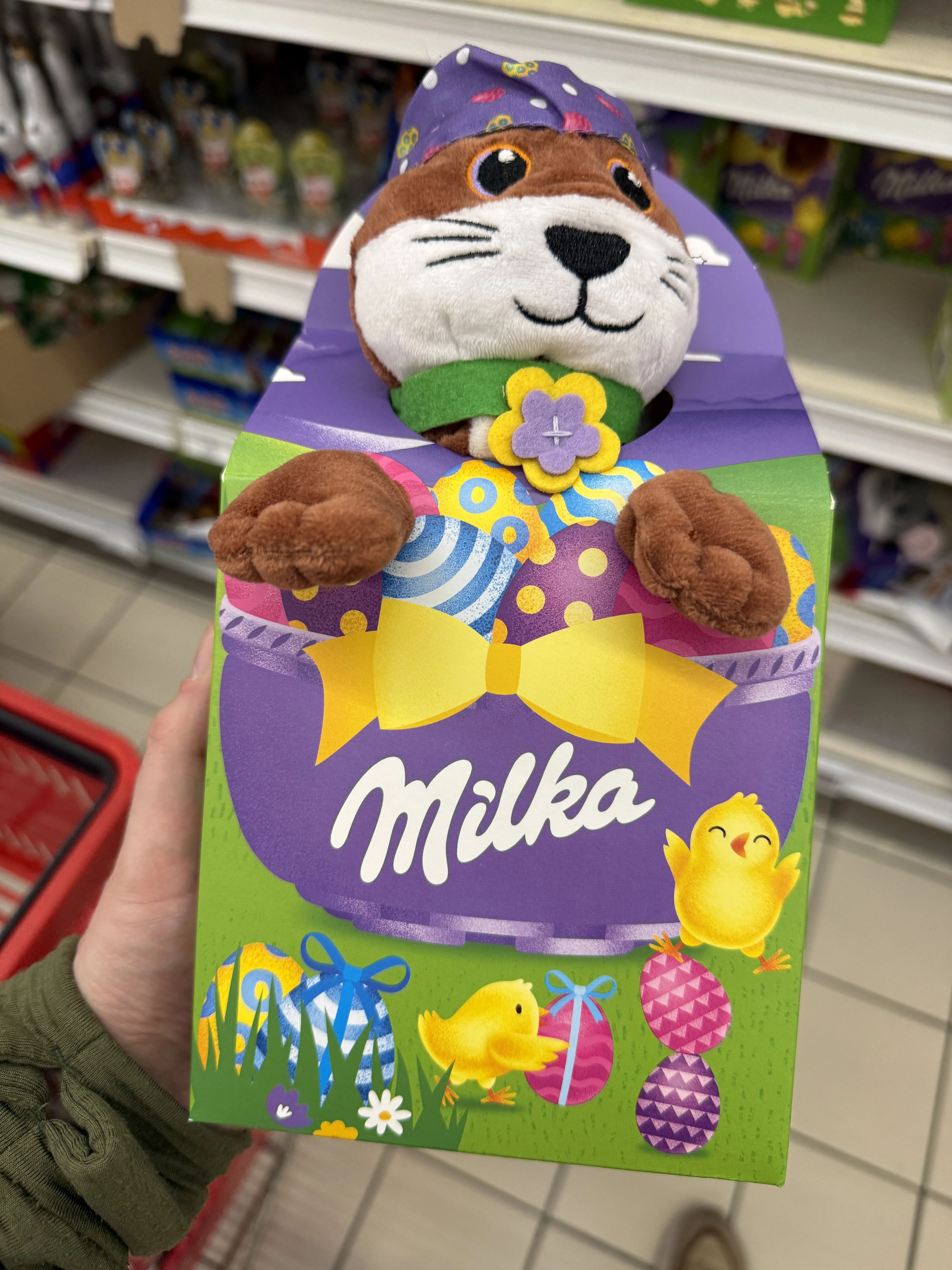 Milka Zestaw słodyczy z maskotką świstak | 96g