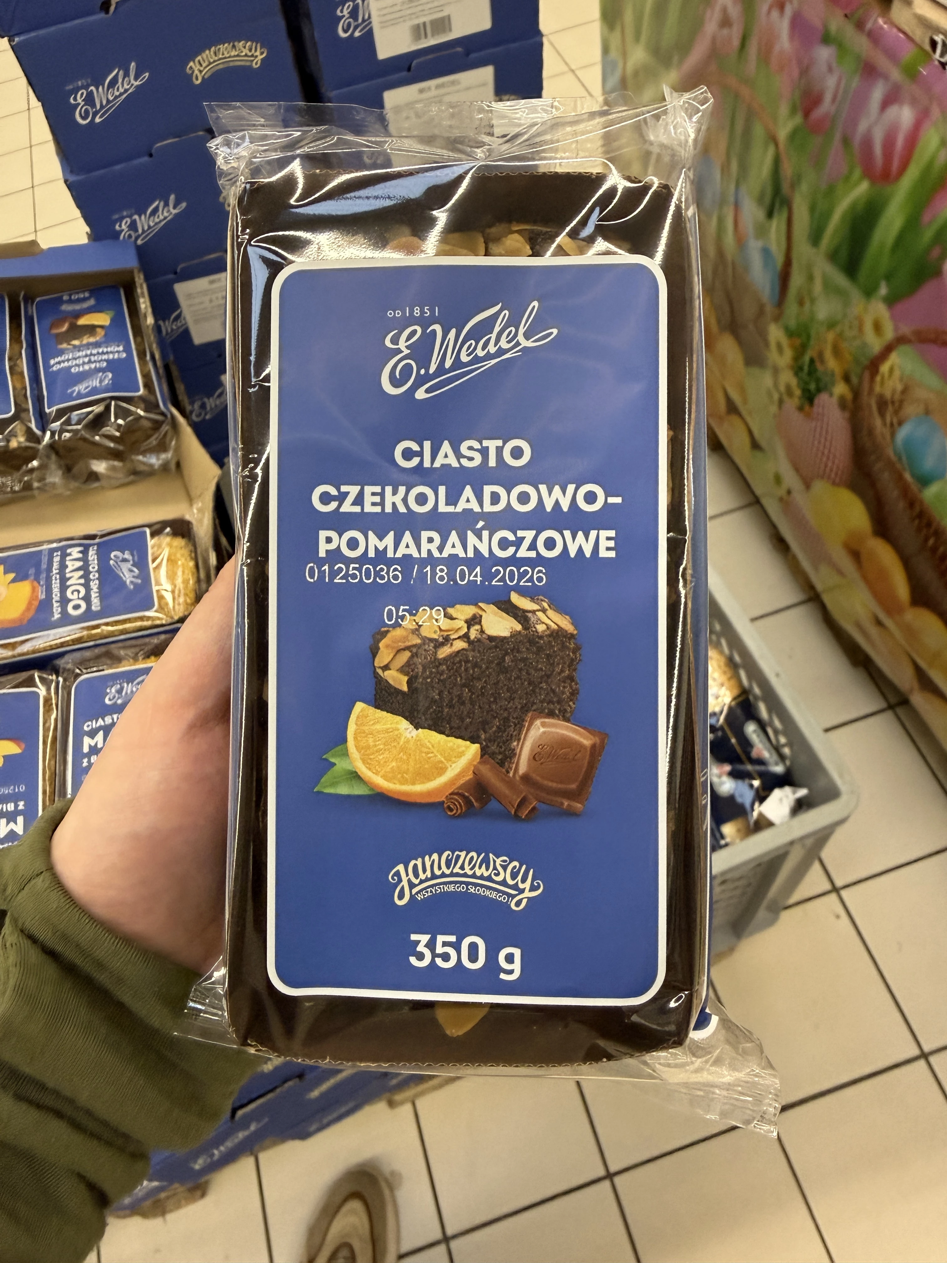 Ciasto czekoladowo-pomarańczowe Janczewscy / Ciasto Wedel pomarańcza Janczewscy | 350g