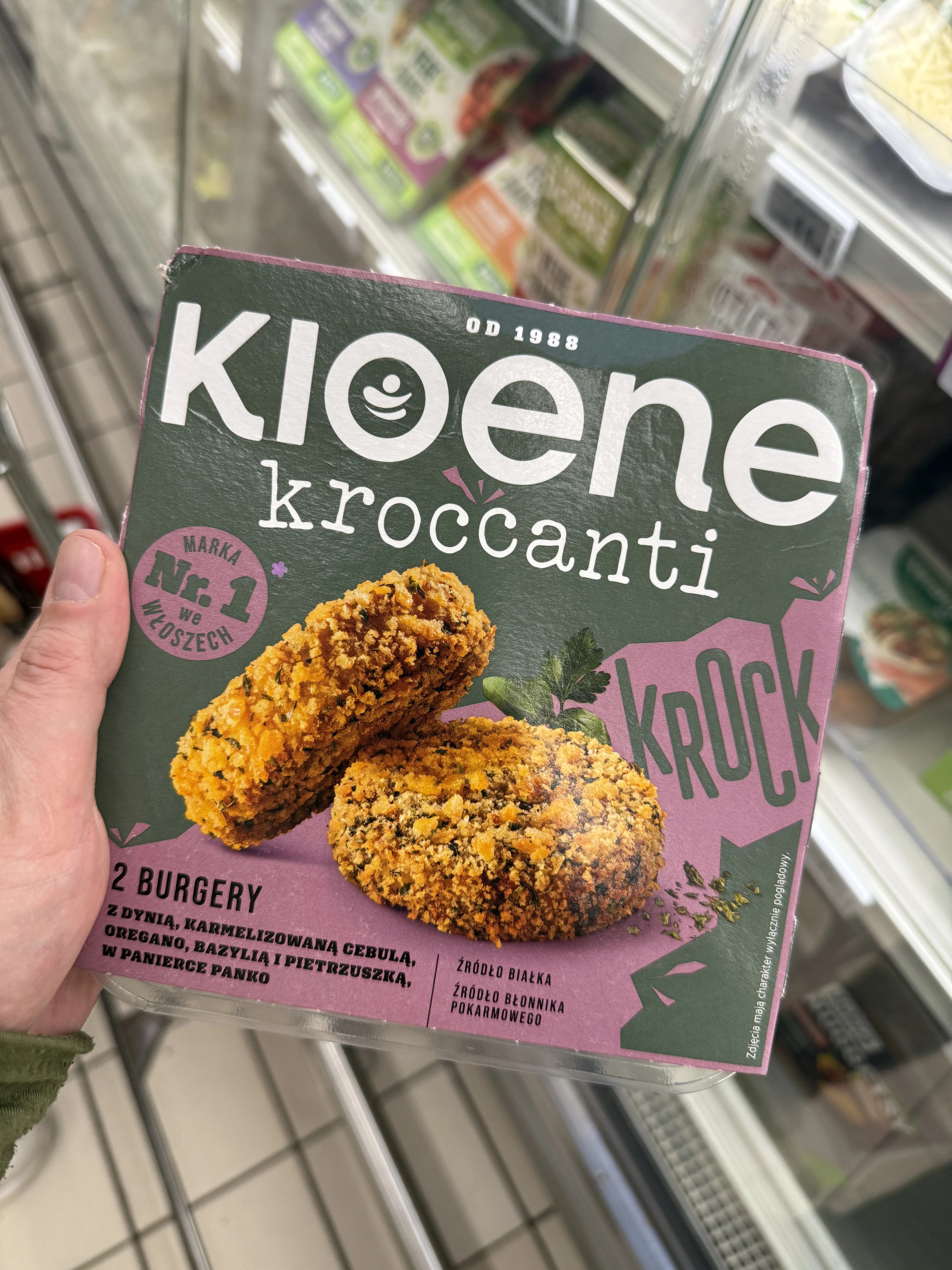 Burgery z dynią i karmelizowaną cebulą Kioene | 180g