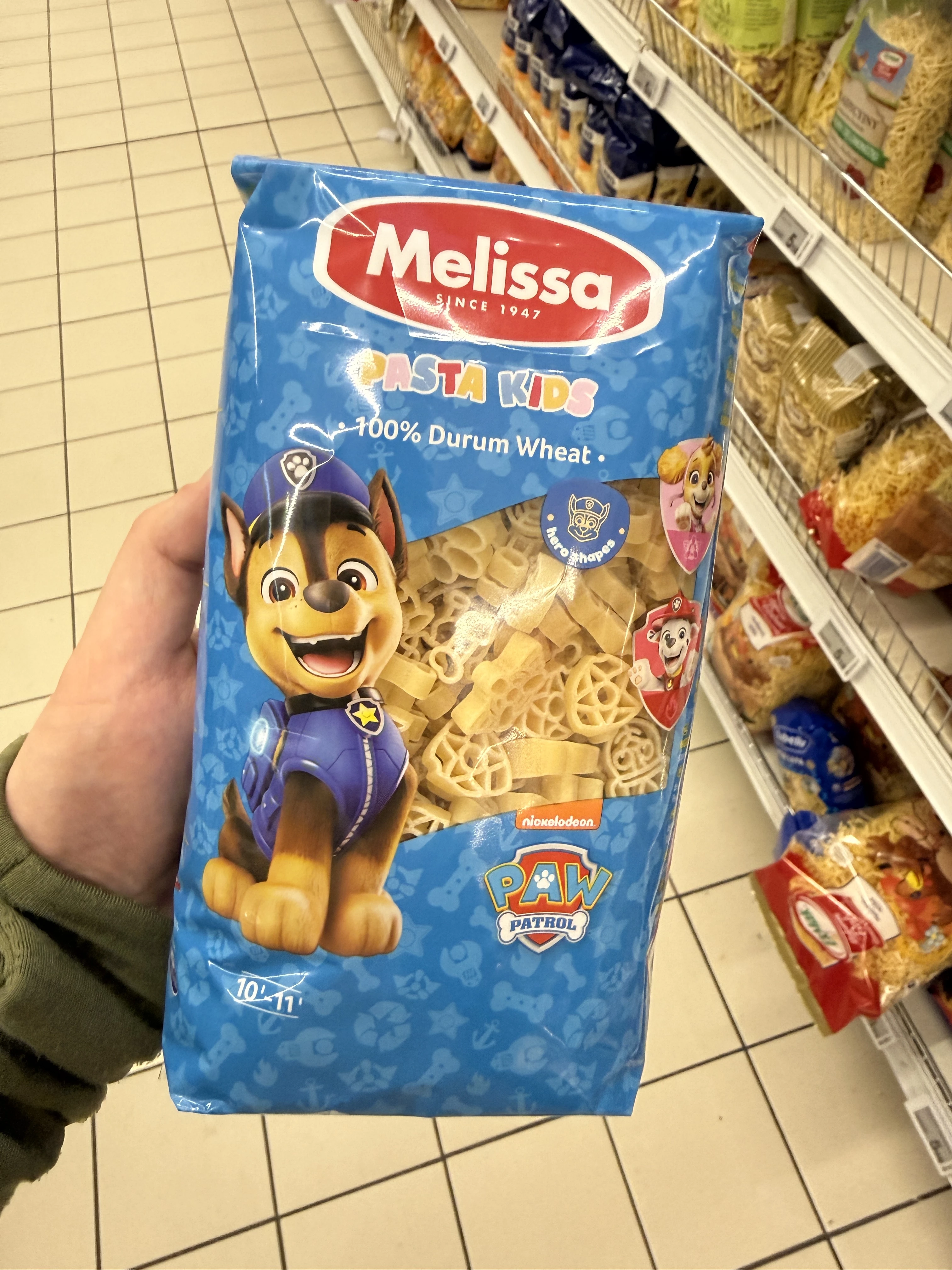 Melissa Pasta Kids Paw Patrol | 500g