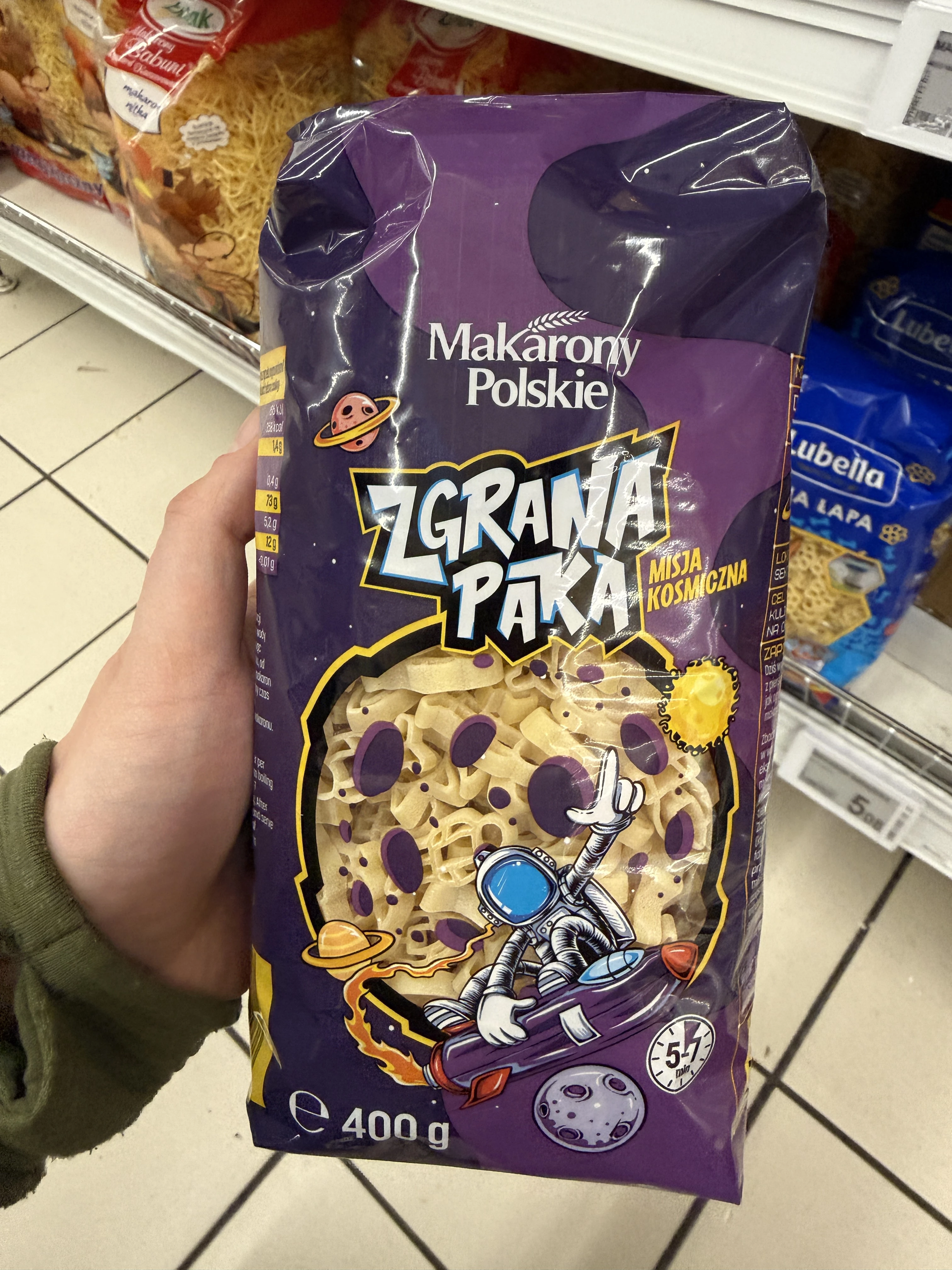 Makaron Zgrana Paka Misja Kosmiczna | 400g