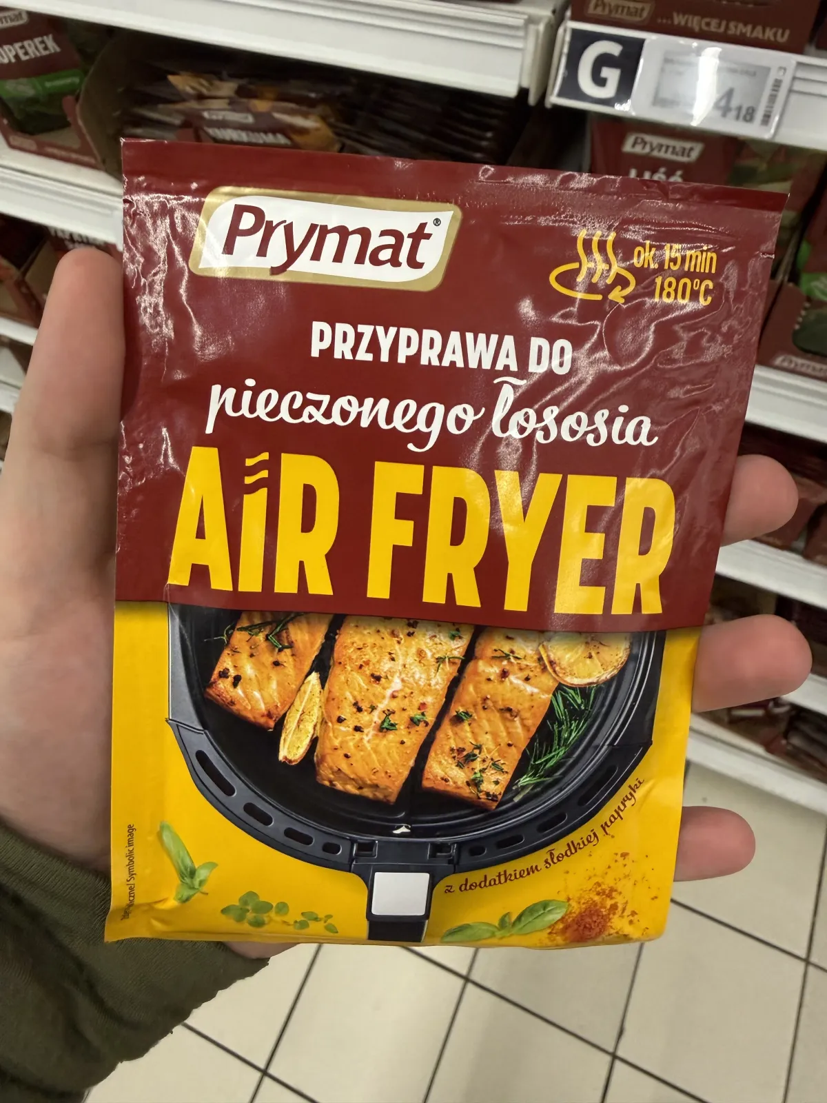 Prymat AIR FRYER Przyprawa do pieczonego łososia | 30g