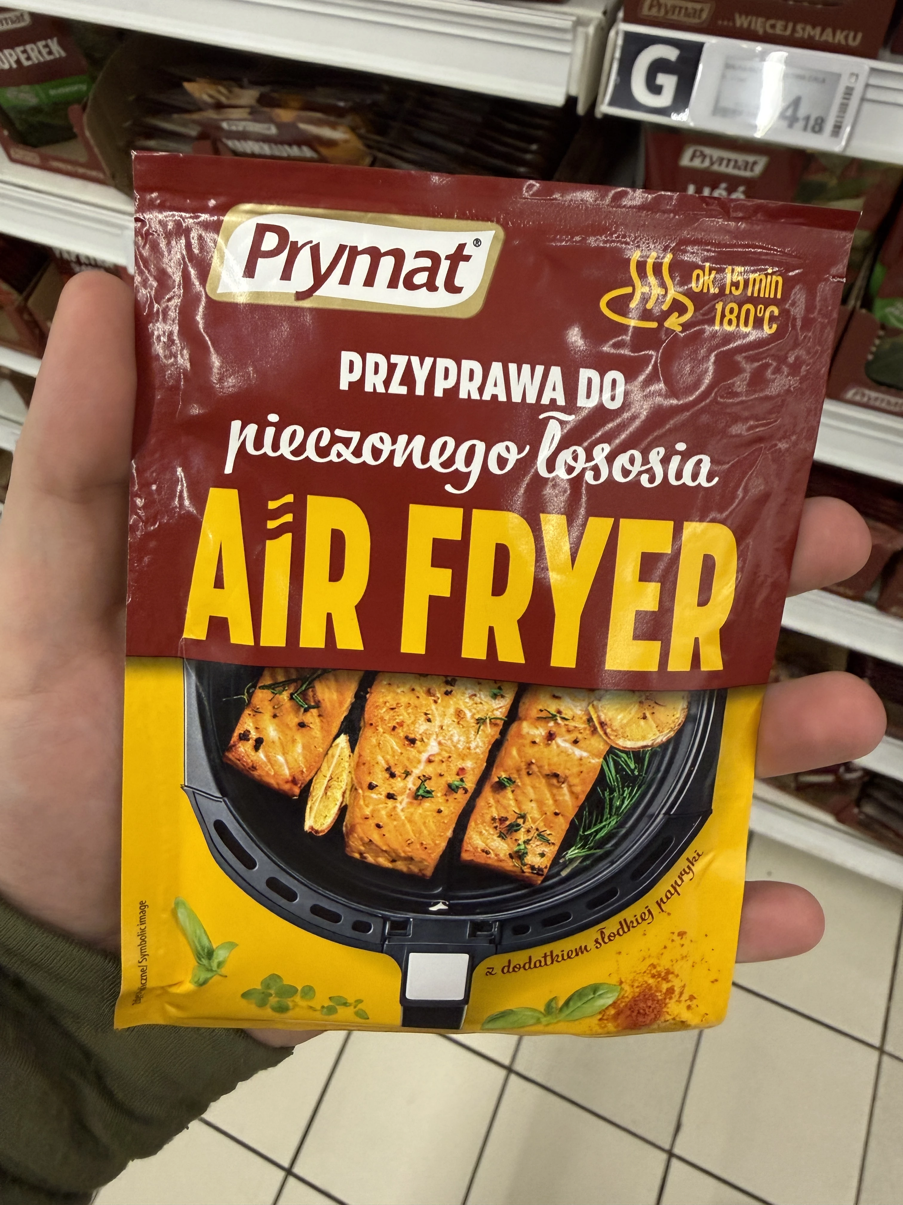 Prymat AIR FRYER Przyprawa do pieczonego łososia | 30g