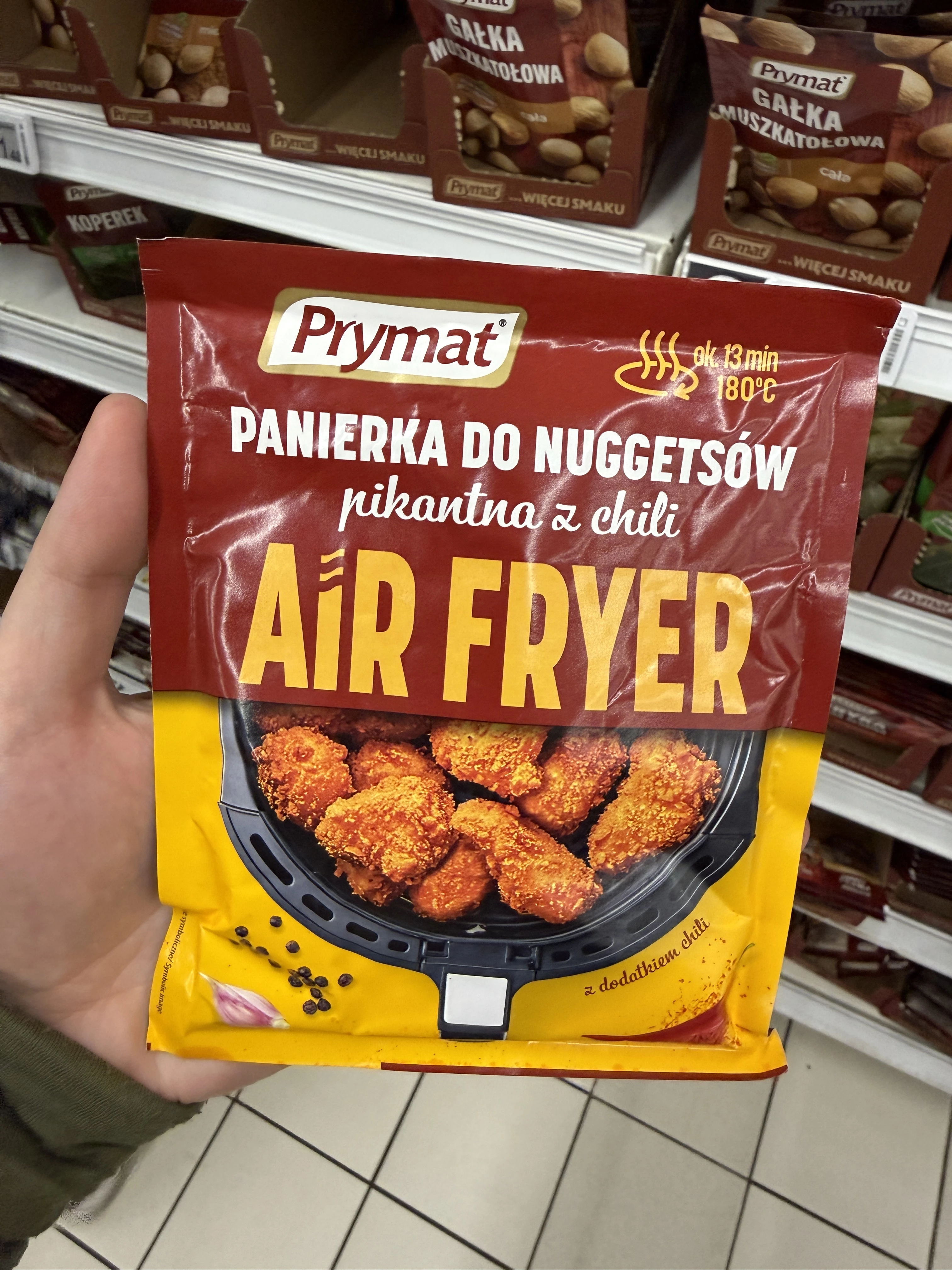 Prymat AIR FRYER Panierka do nuggetsów pikantna z chili | 68g