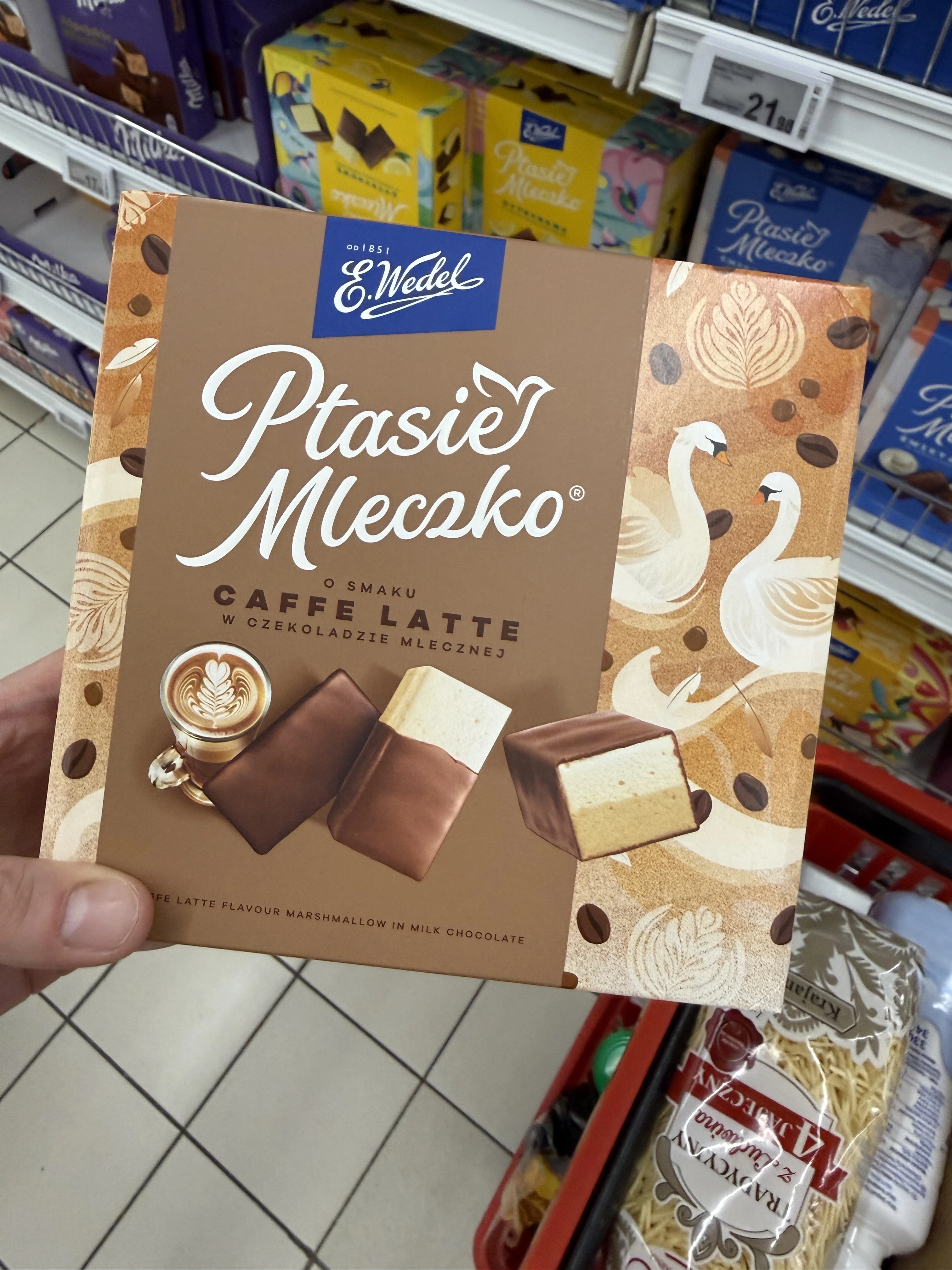 Wedel Ptasie Mleczko Caffe Latte | 340g