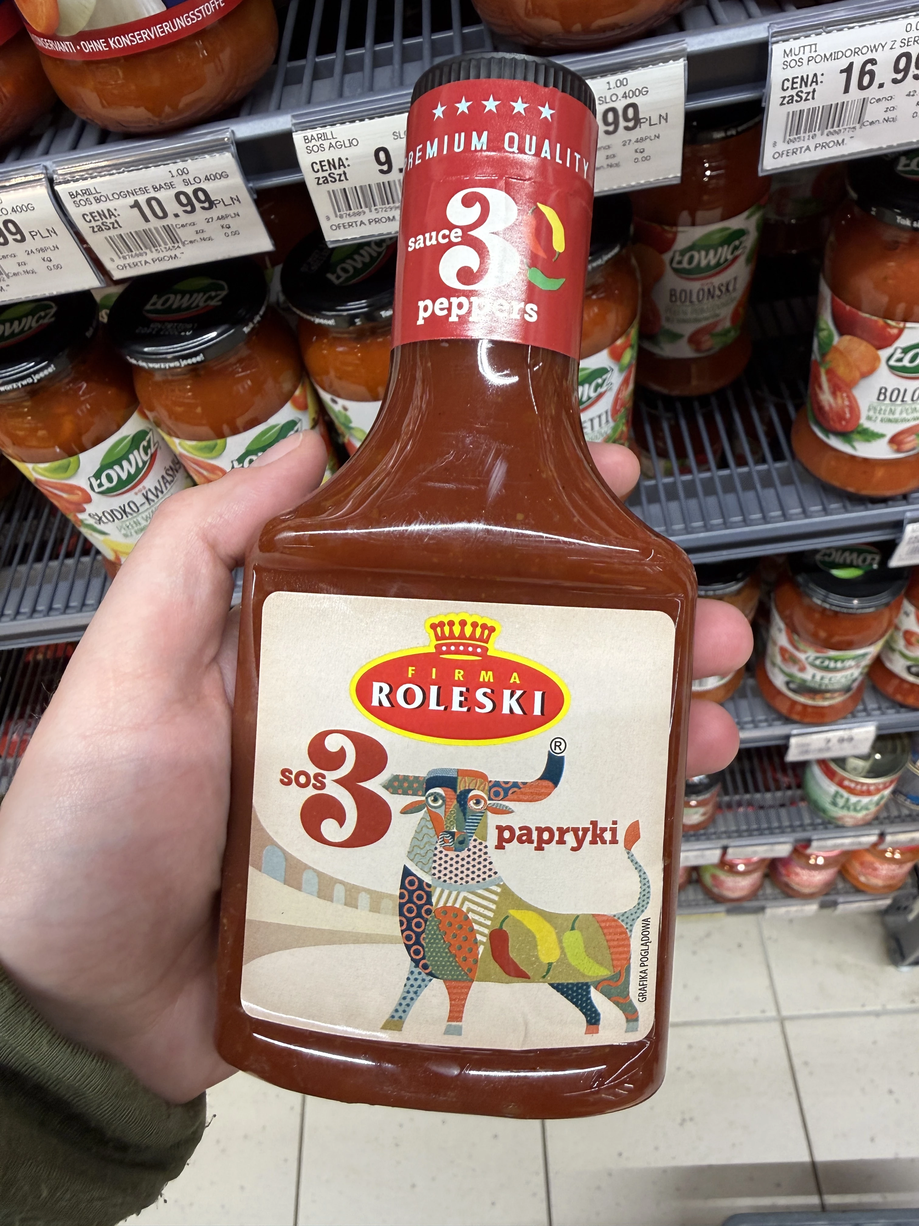 Roleski Sos 3 papryki | 360g