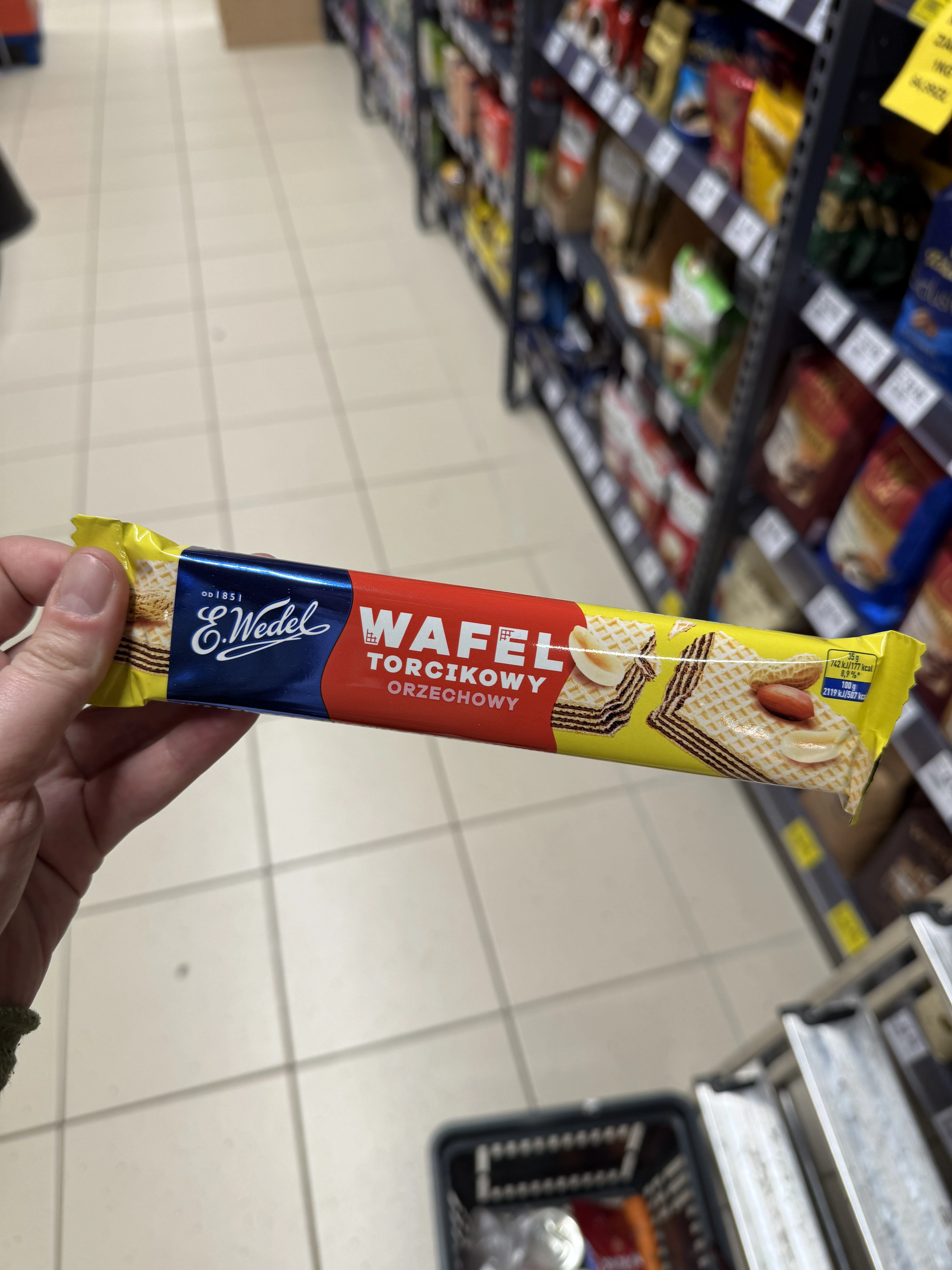 E. Wedel Wafel torcikowy orzechowy | 35g