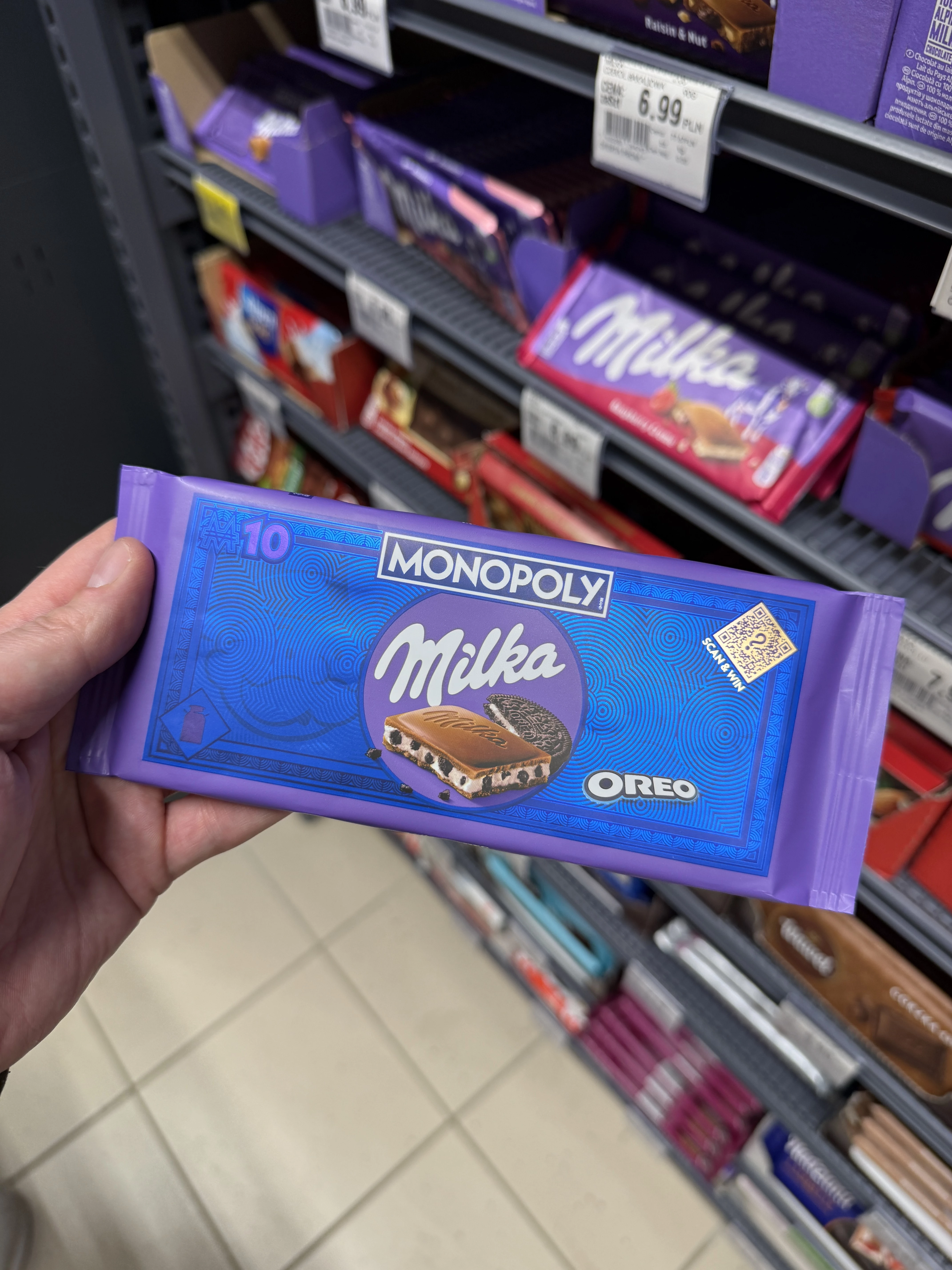 Milka Oreo Monopoly Czekolada Mleczna | 100g