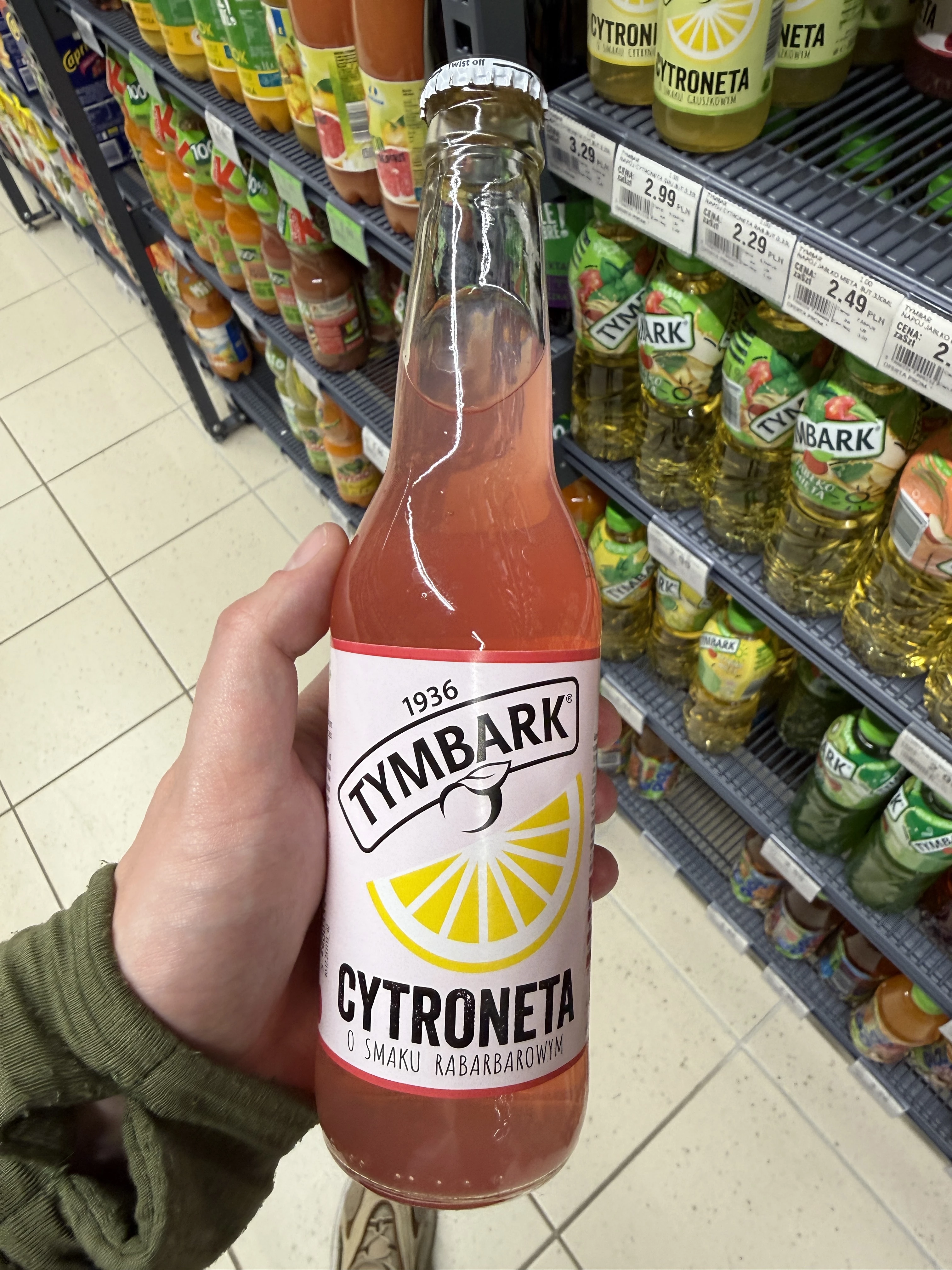 Tymbark Cytroneta rabarbar | 330ml