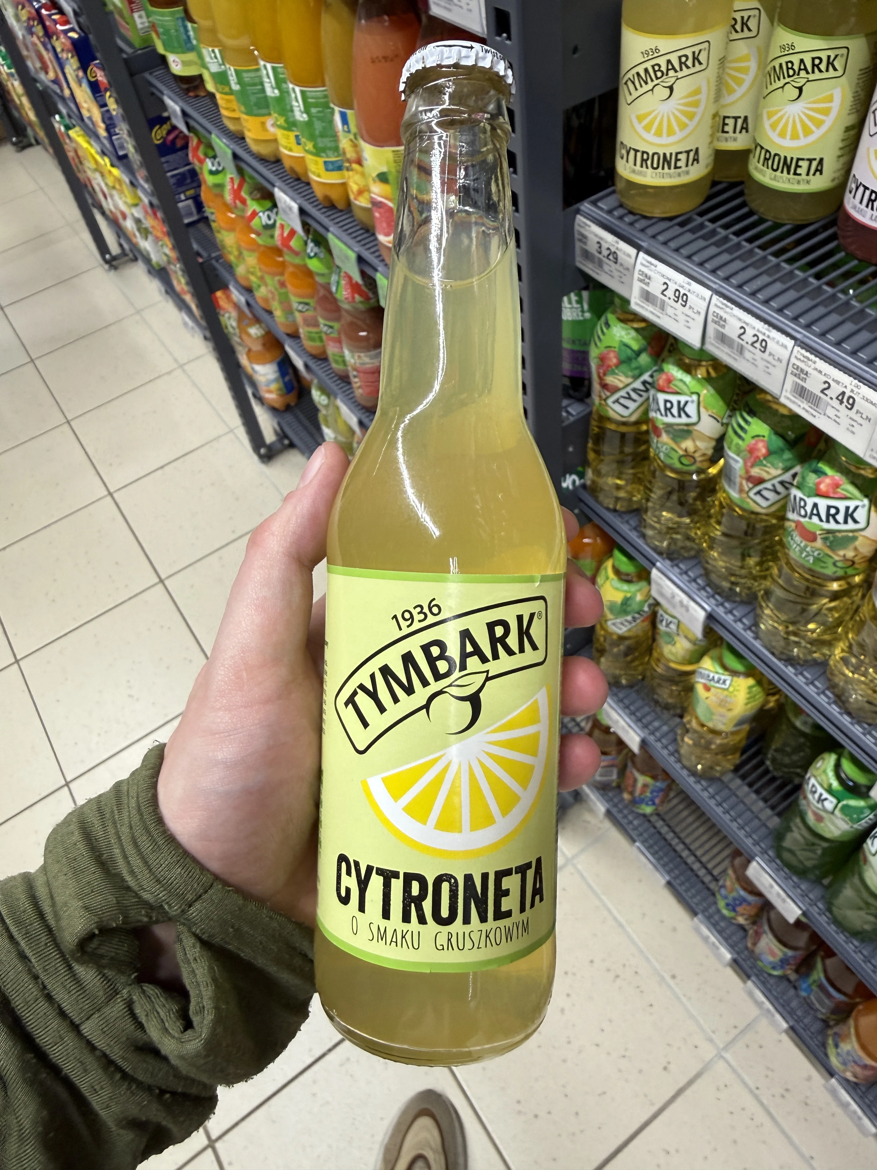 Tymbark Cytroneta o smaku gruszkowym | 330ml