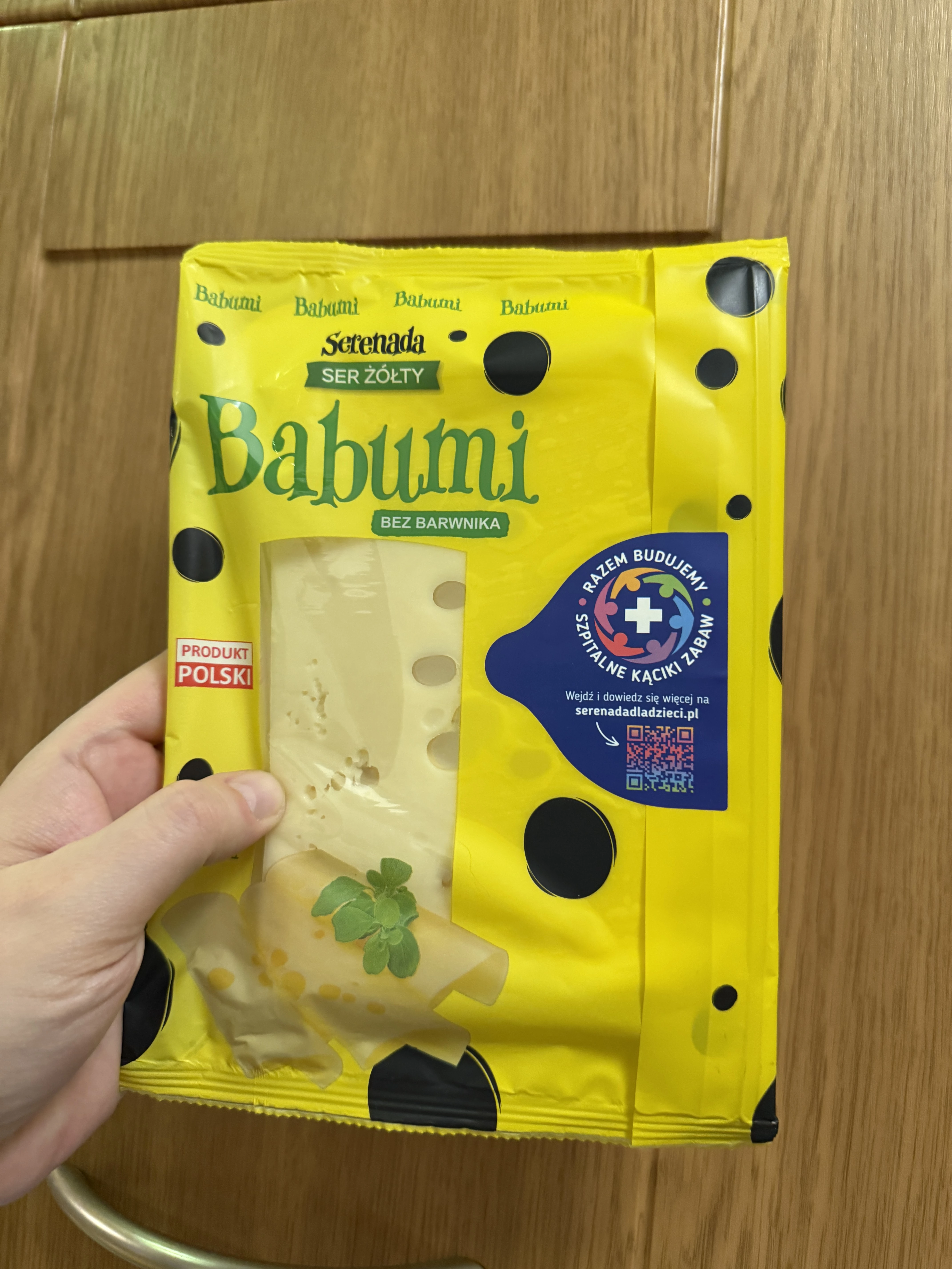 Serenada Ser żółty Babumi (edycja „Razem budujemy szpitalne kąciki zabaw”) | 135g