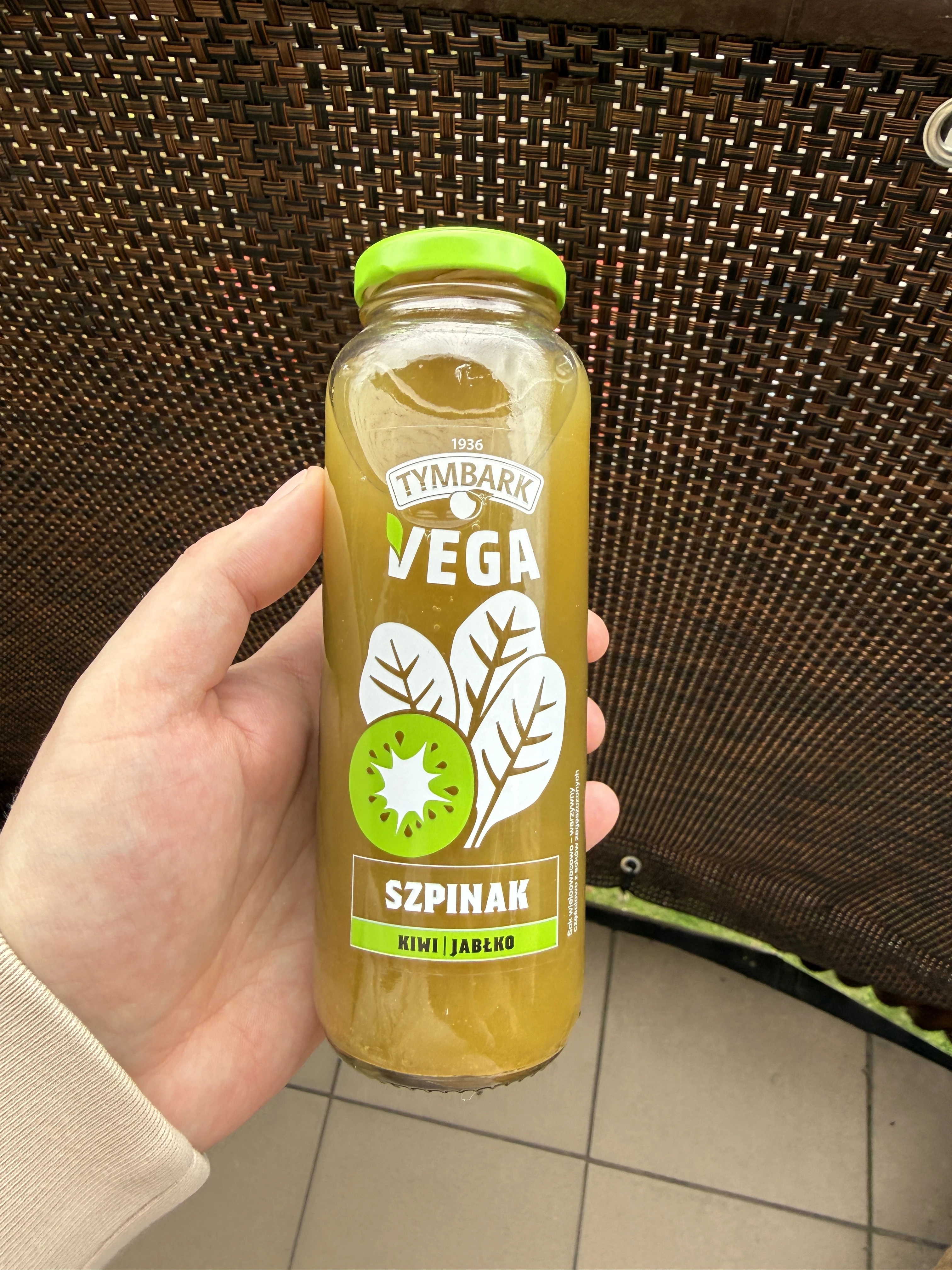 Tymbark Vega Sok szpinak kiwi jabłko | 250ml