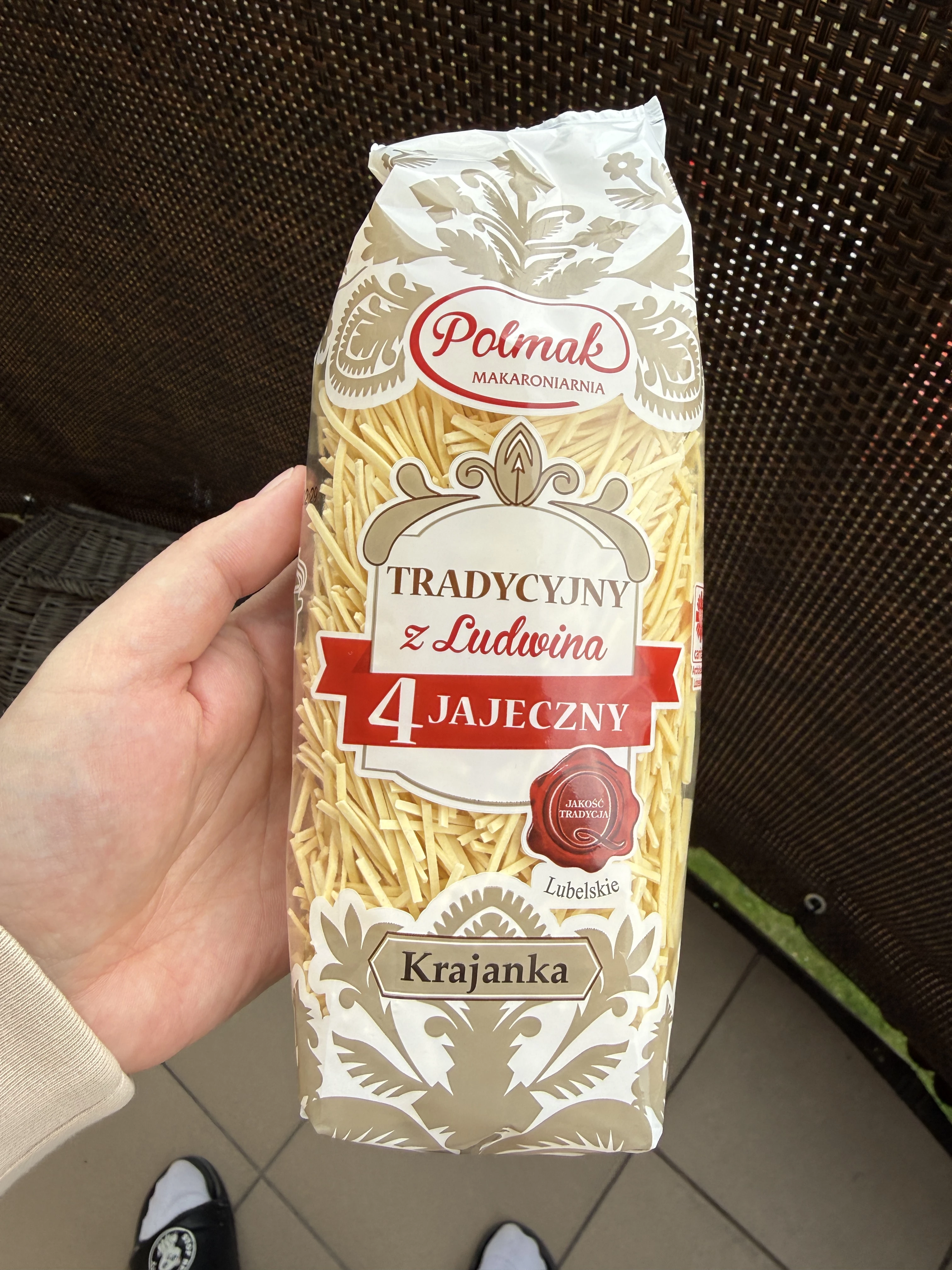 Polmak Makaron Tradycyjny z Ludwina Krajanka 4-jajeczny | 250g