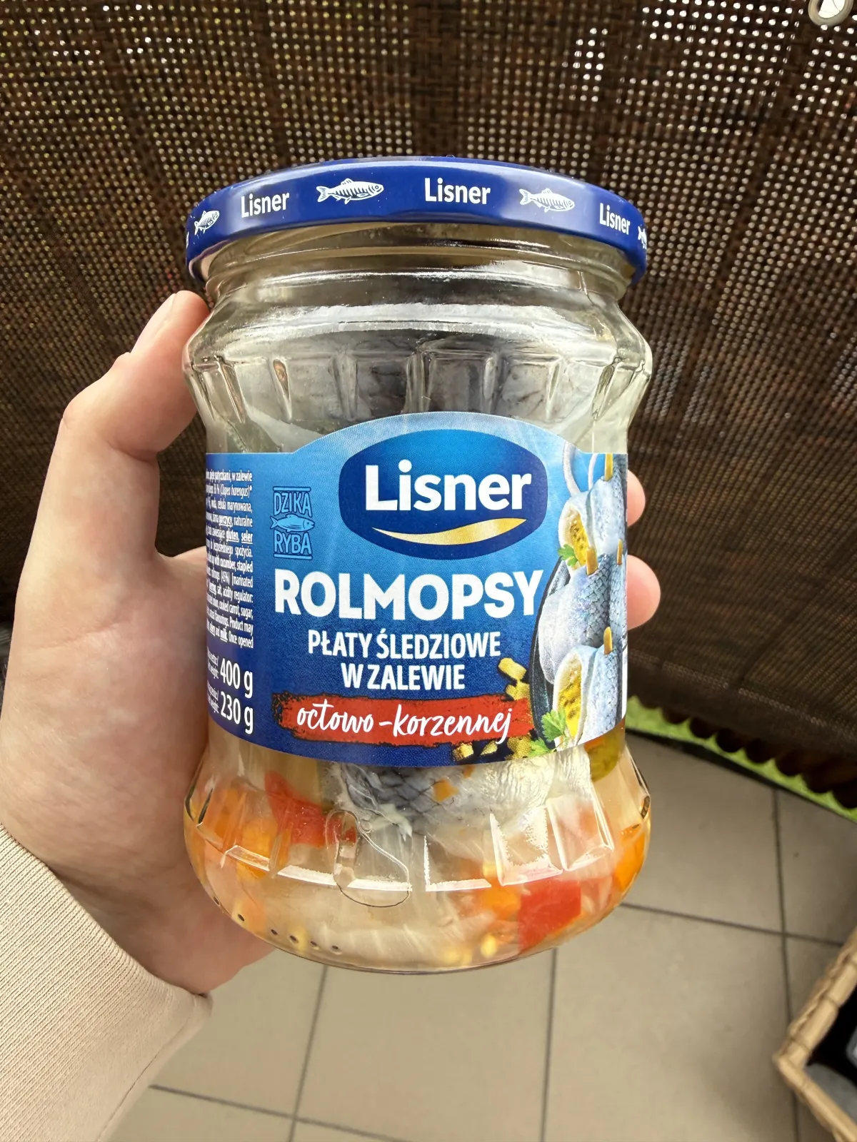 Lisner Rolmopsy w zalewie octowo-korzennej | 400g