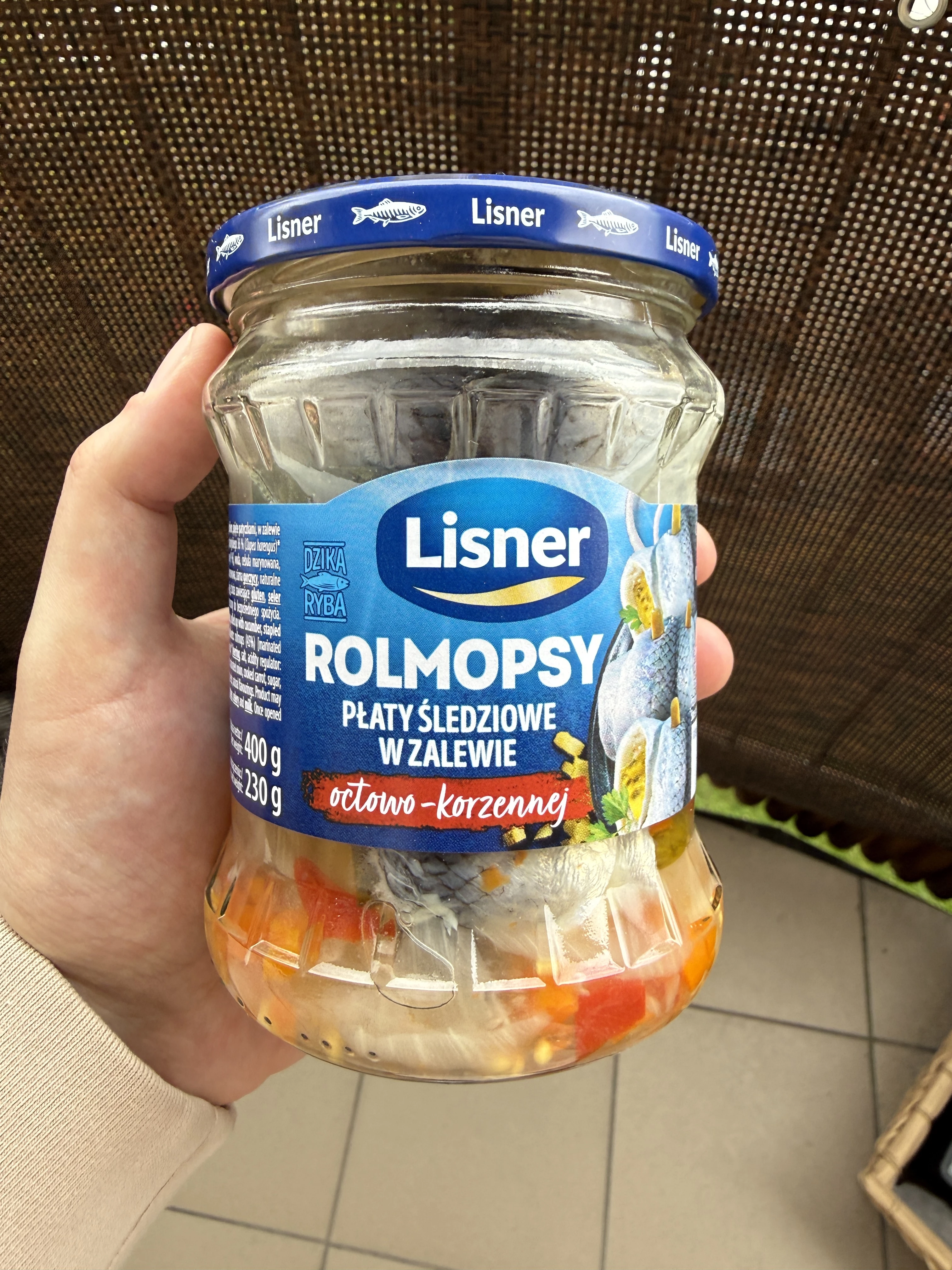 Lisner Rolmopsy w zalewie octowo-korzennej | 400g