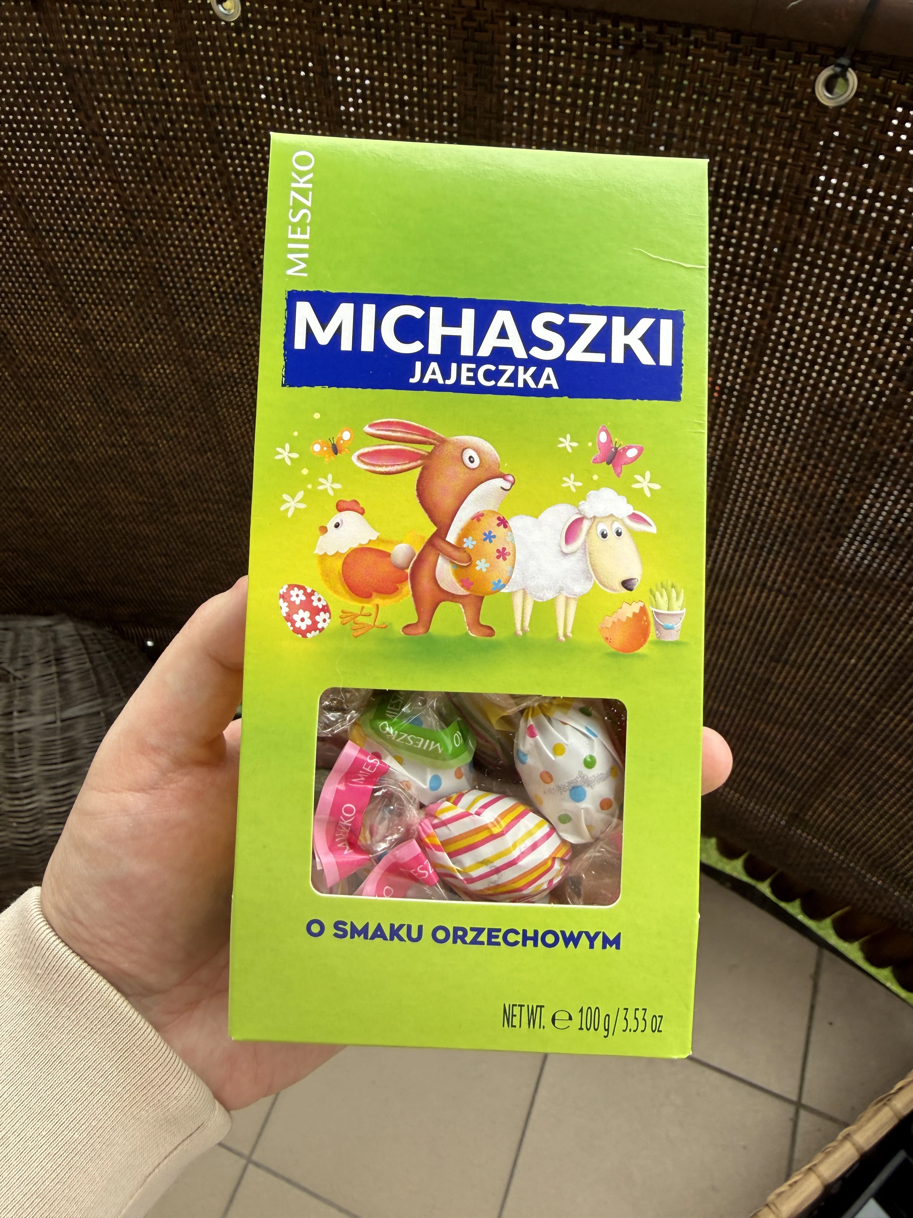 Mieszko Michaszki Jajeczka o smaku orzechowym | 100g