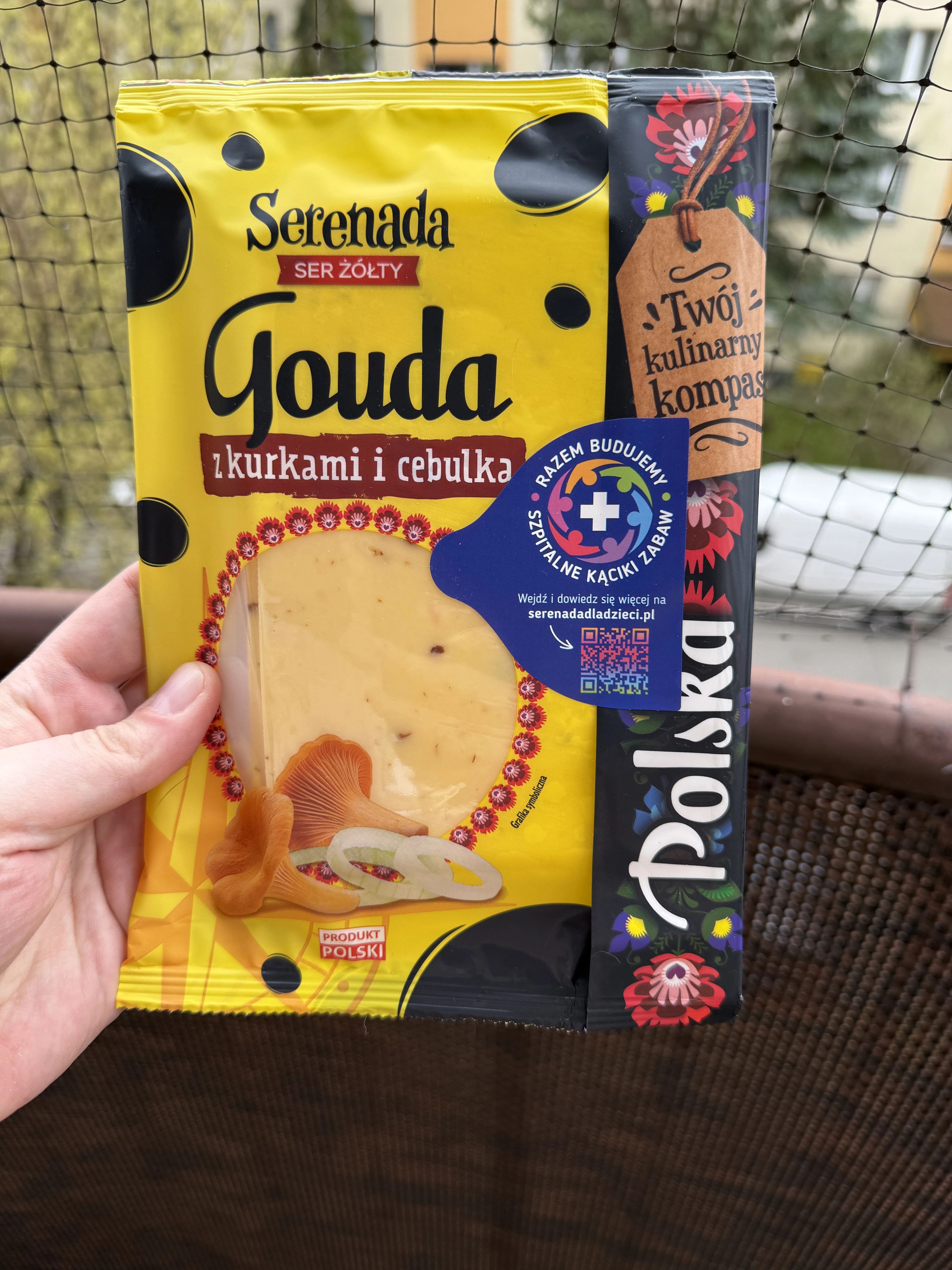 Serenada Gouda z kurkami i cebulką | 135g