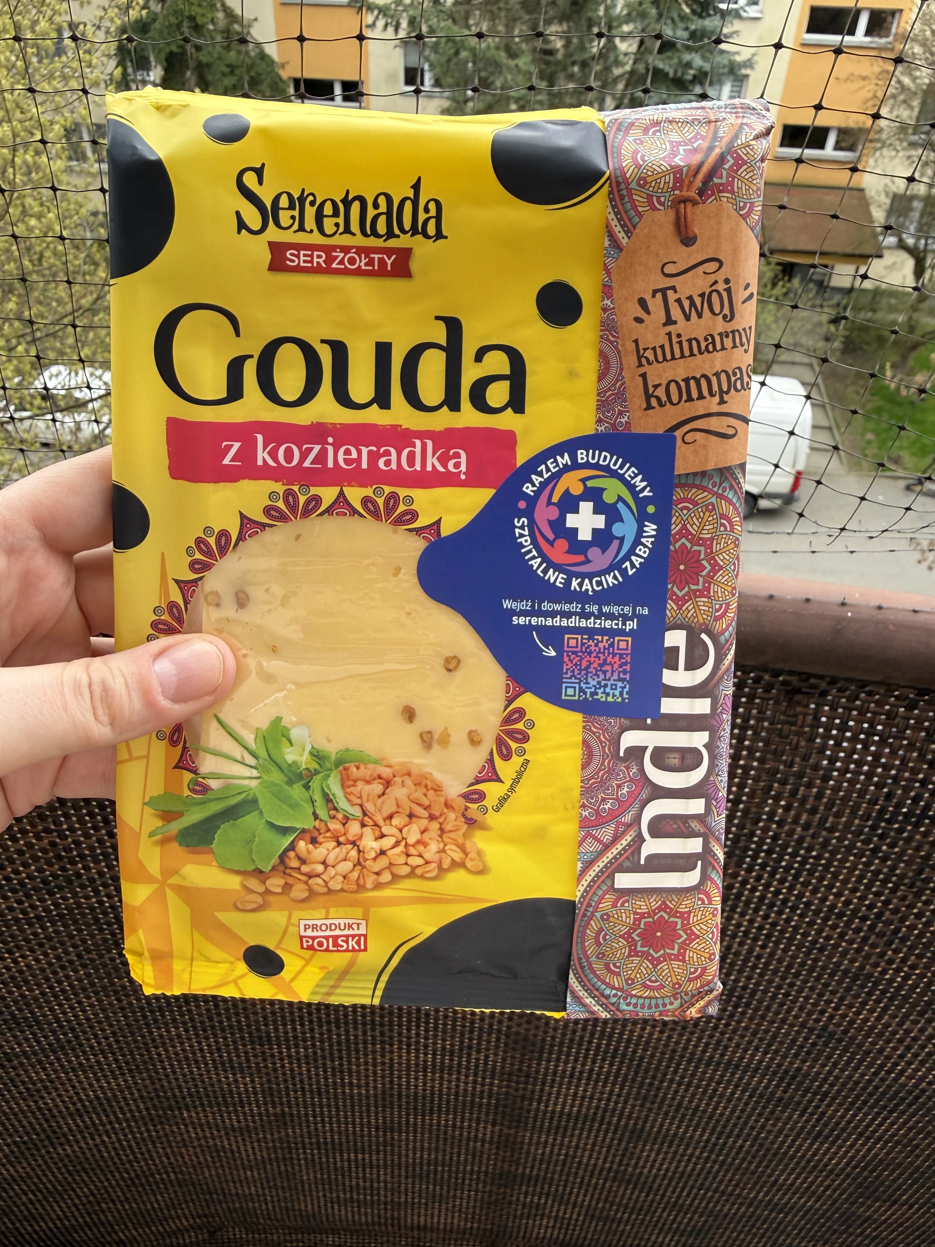Serenada Gouda z kozieradką plastry | 135g