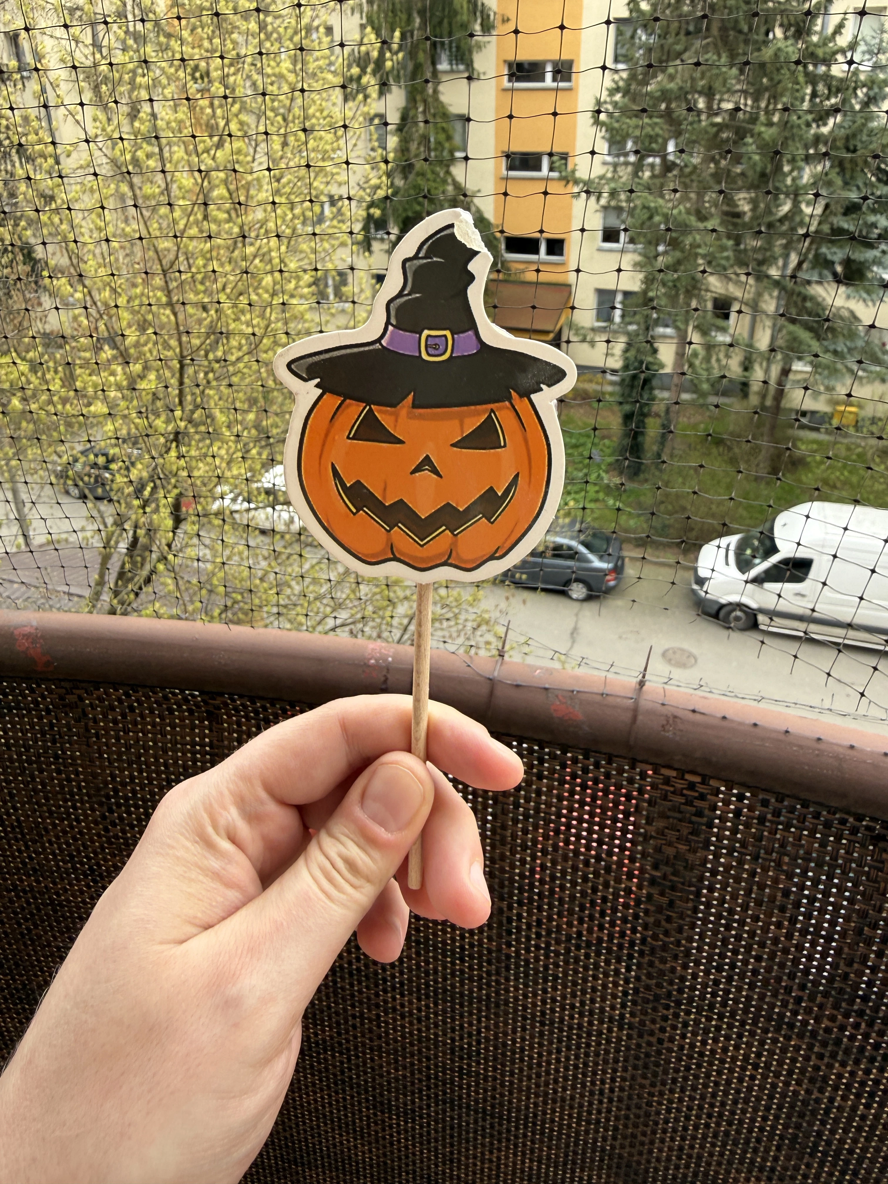 Lizak „Dynia Halloween” o smaku owocowym | 25g