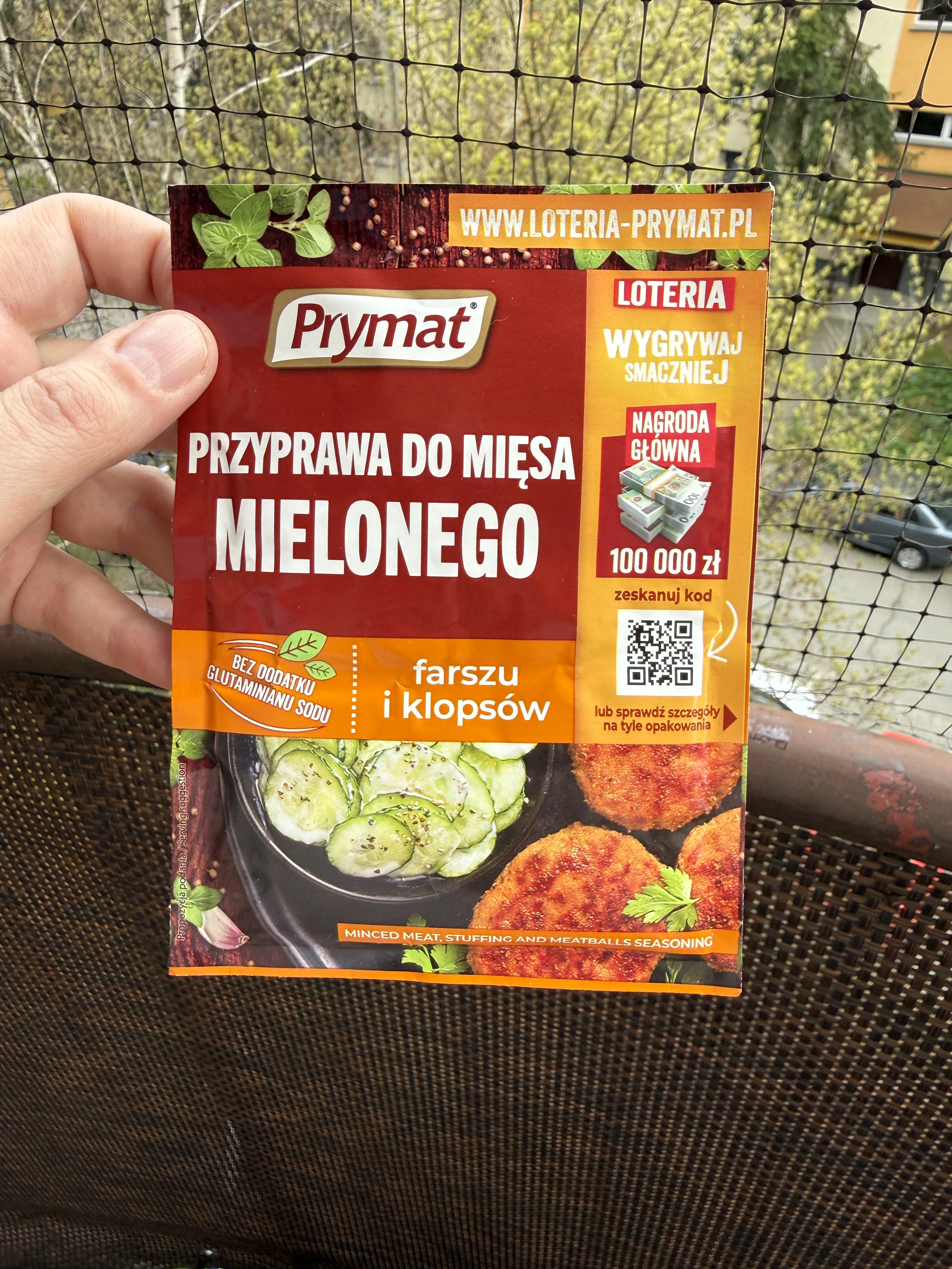 Prymat Przyprawa do mięsa mielonego farszu i klopsów (edycja z loterią) | 20g