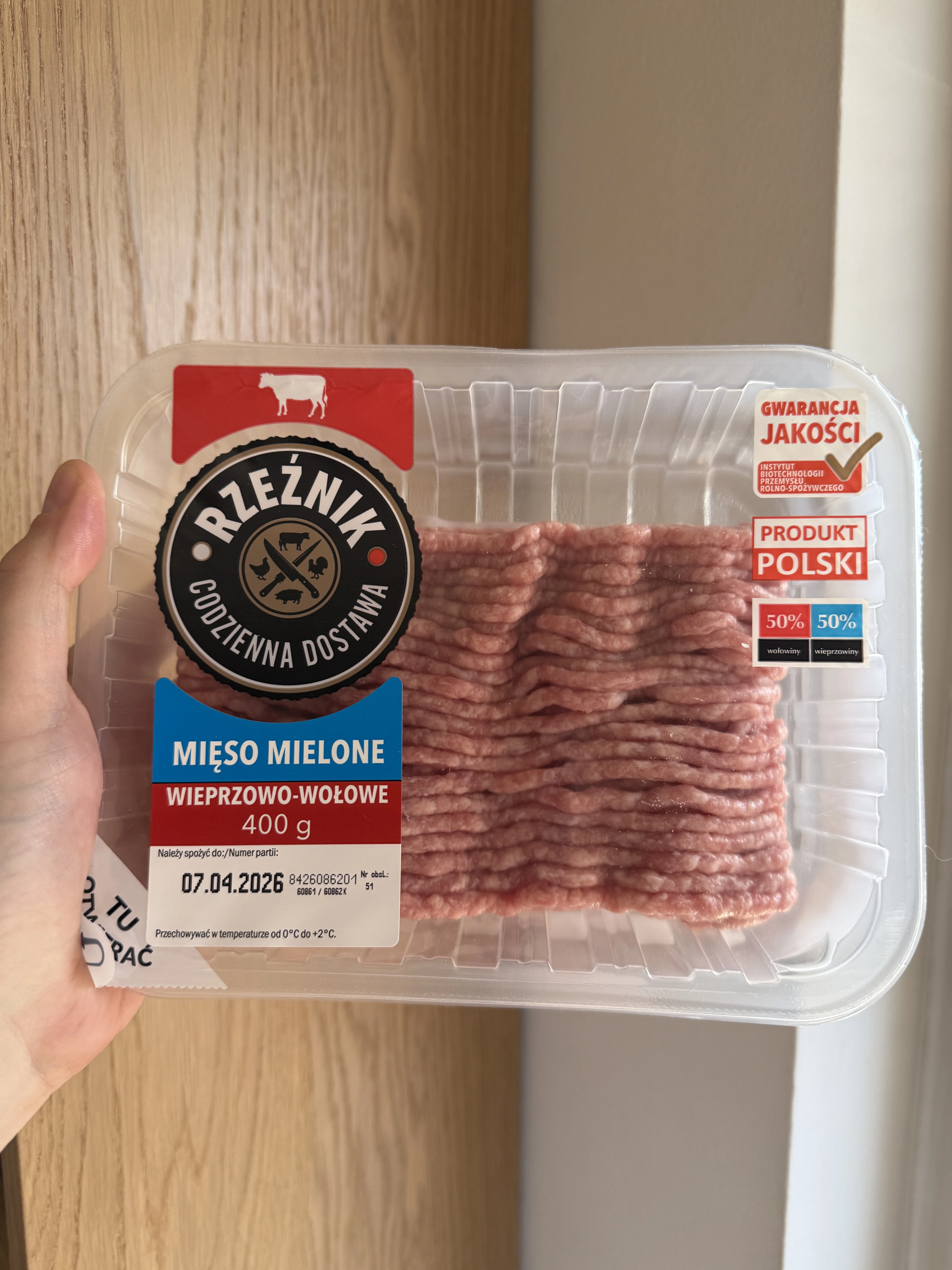 Rzeźnik mięso mielone wieprzowo-wołowe Lidl | 400g