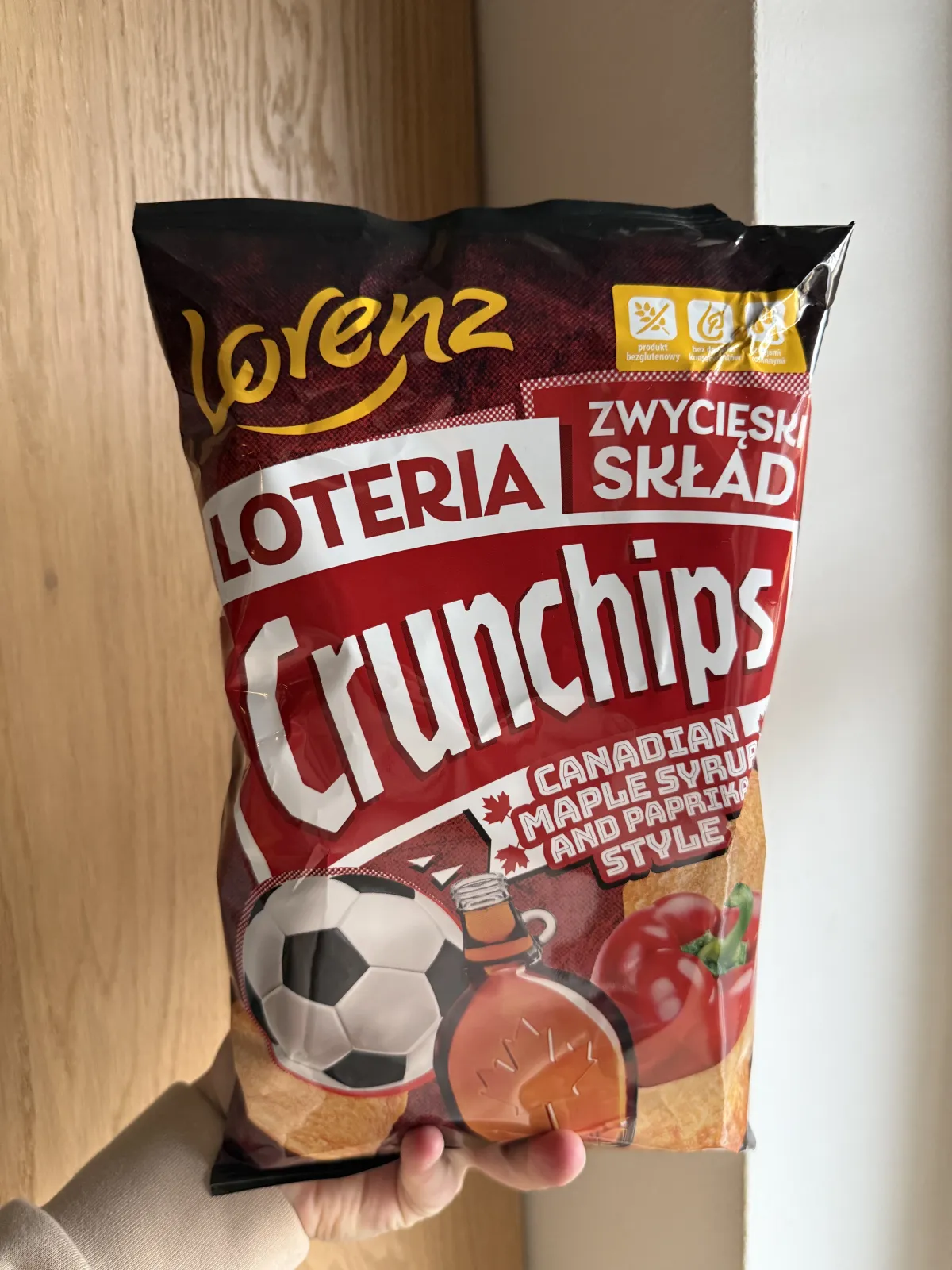 Lorenz Crunchips Fan Edition Canadian Maple Syrup and Paprika Style | 130g