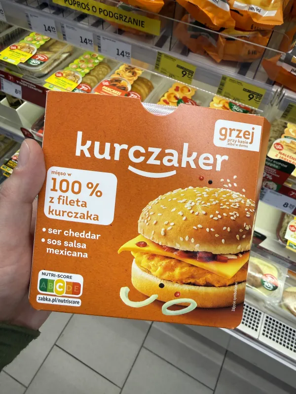 Kurczaker Żabka / Burger z kurczaka | 190g