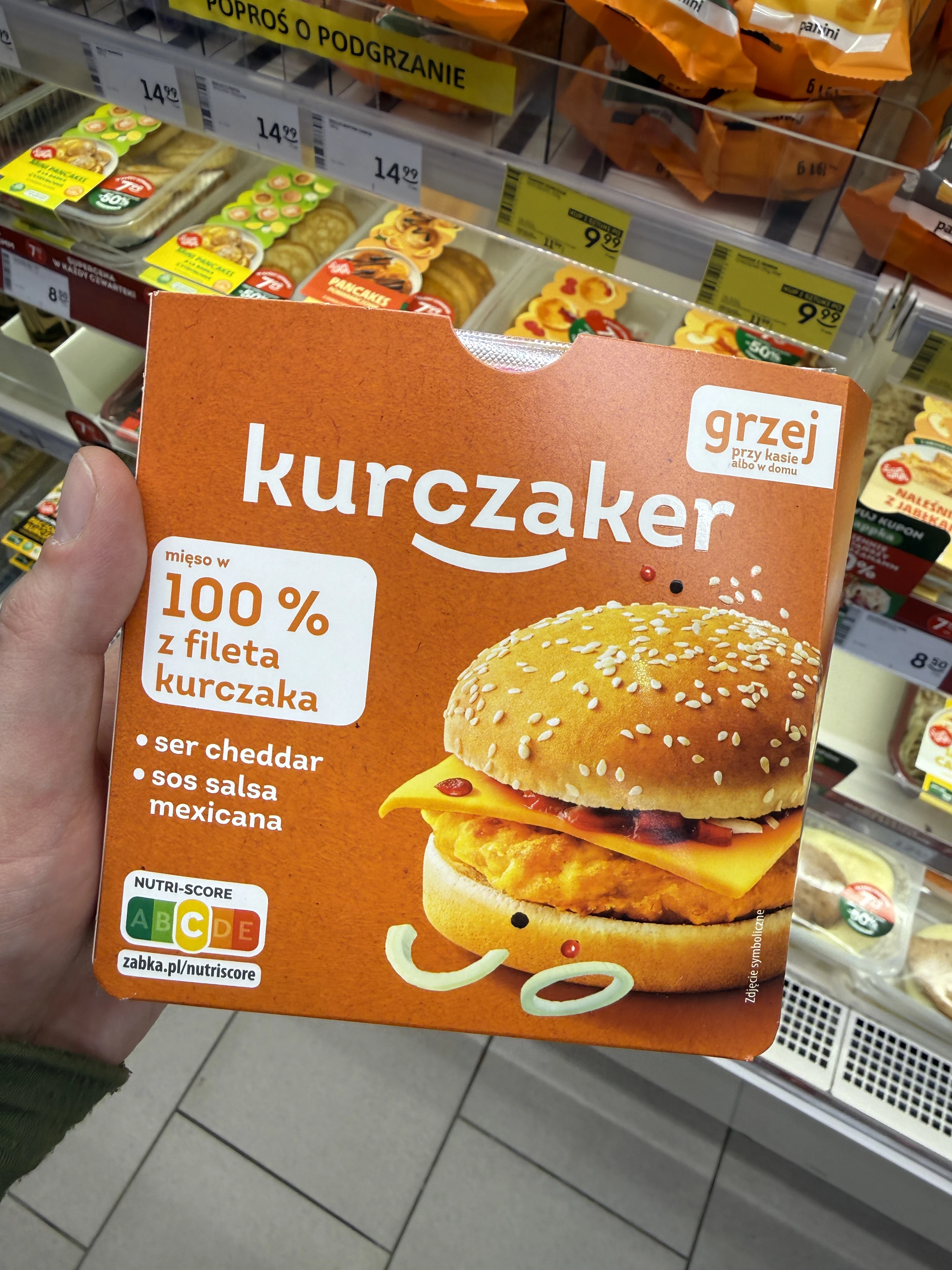 Kurczaker Żabka / Burger z kurczaka | 190g