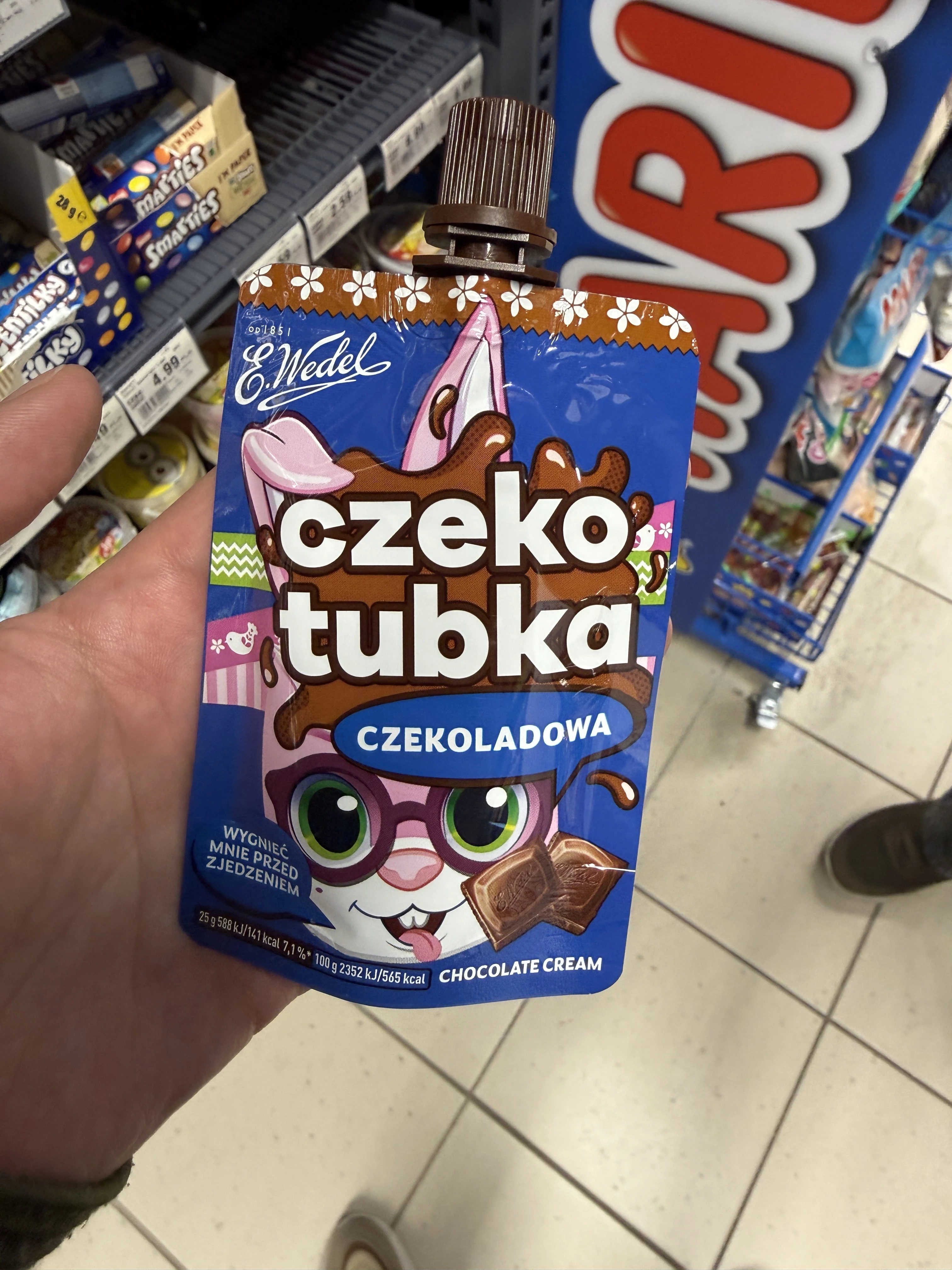 E. Wedel Czeko Tubka Czekoladowa | 50g
