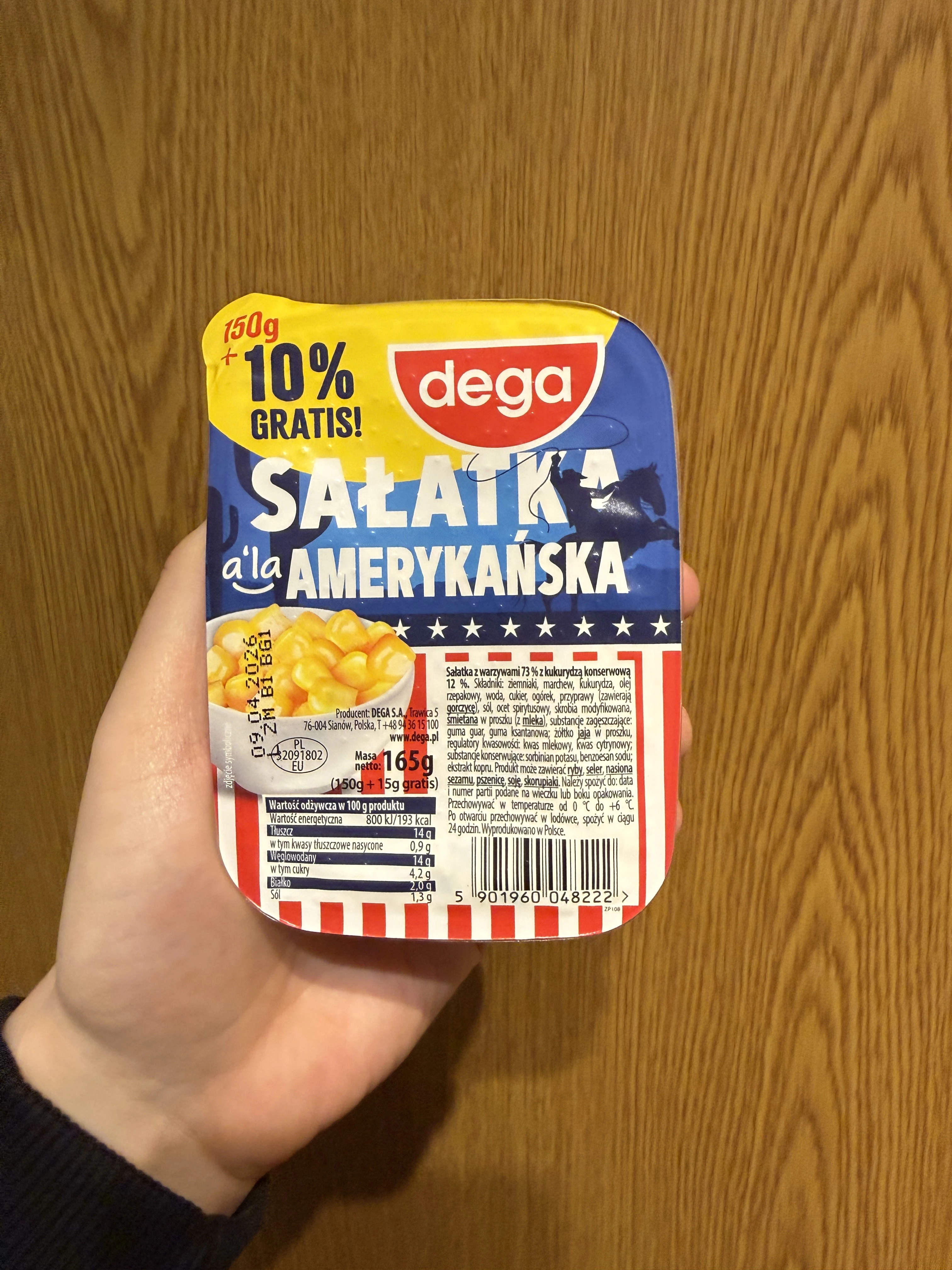 Dega Sałatka a’la Amerykańska | 165g