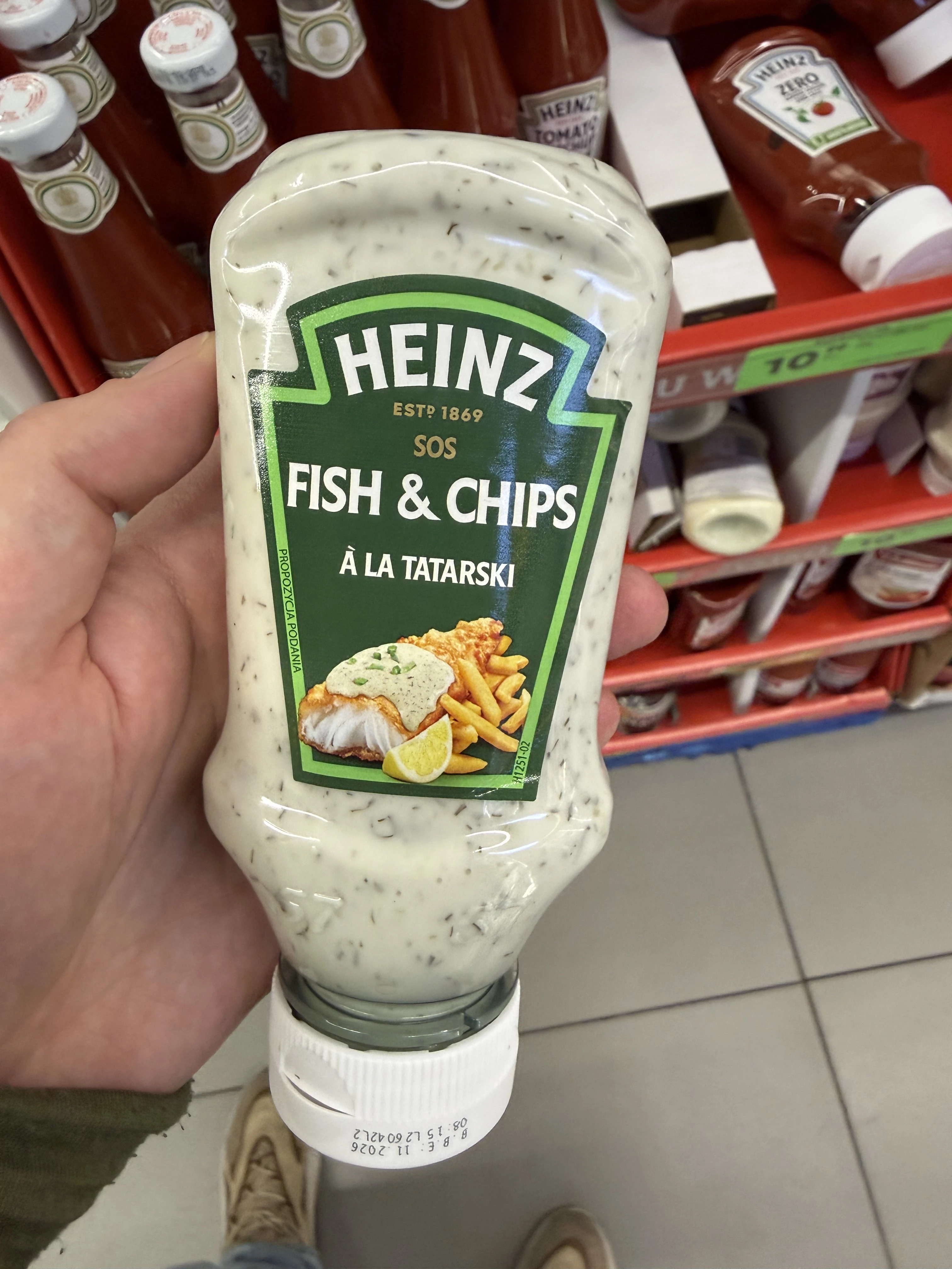 Heinz Sos Fish & Chips à la tatarski | 222g / 220ml