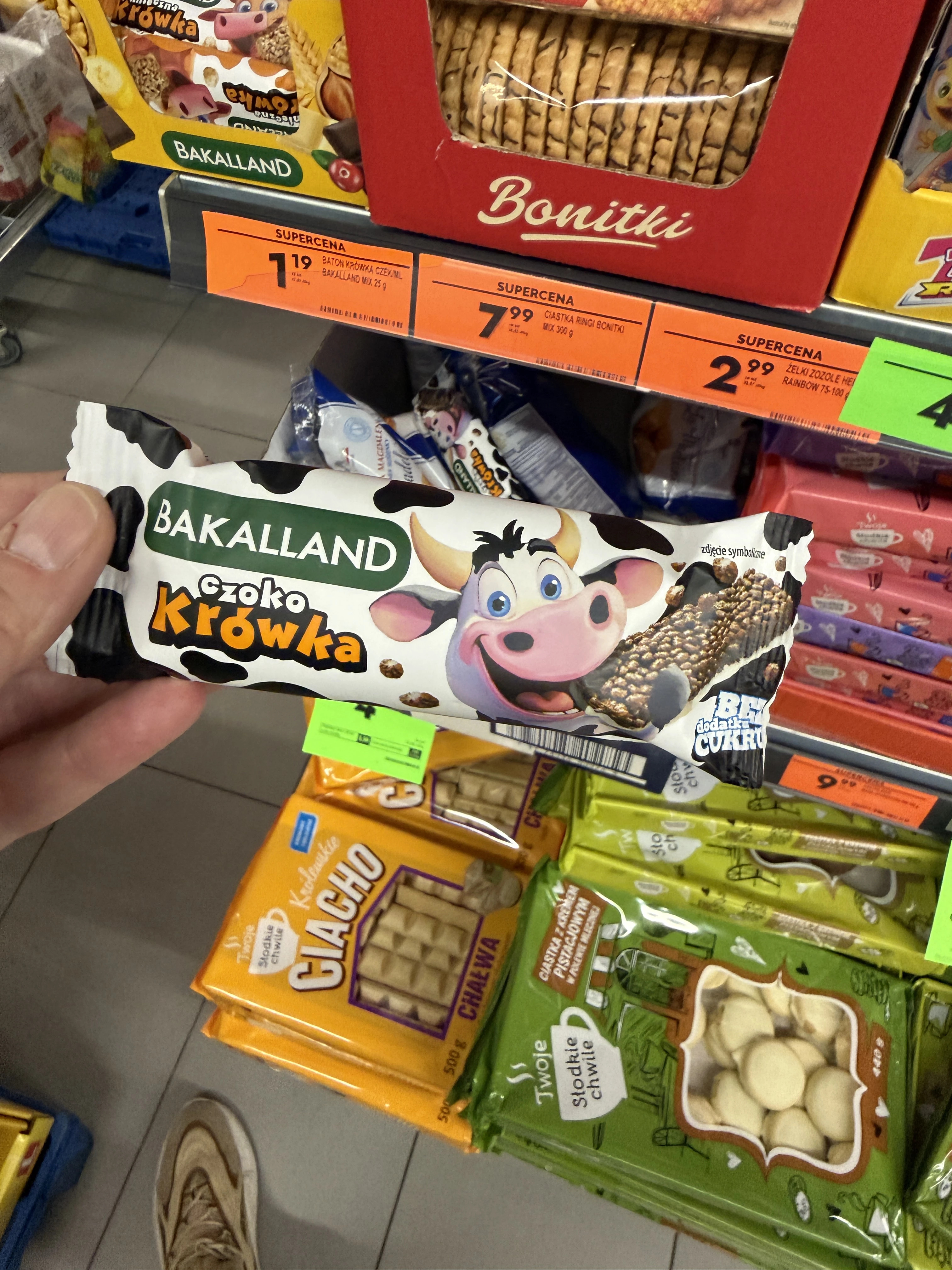 Bakalland BA! Kids Baton Kakao i Mleko (Czoko Krówka) | 25g