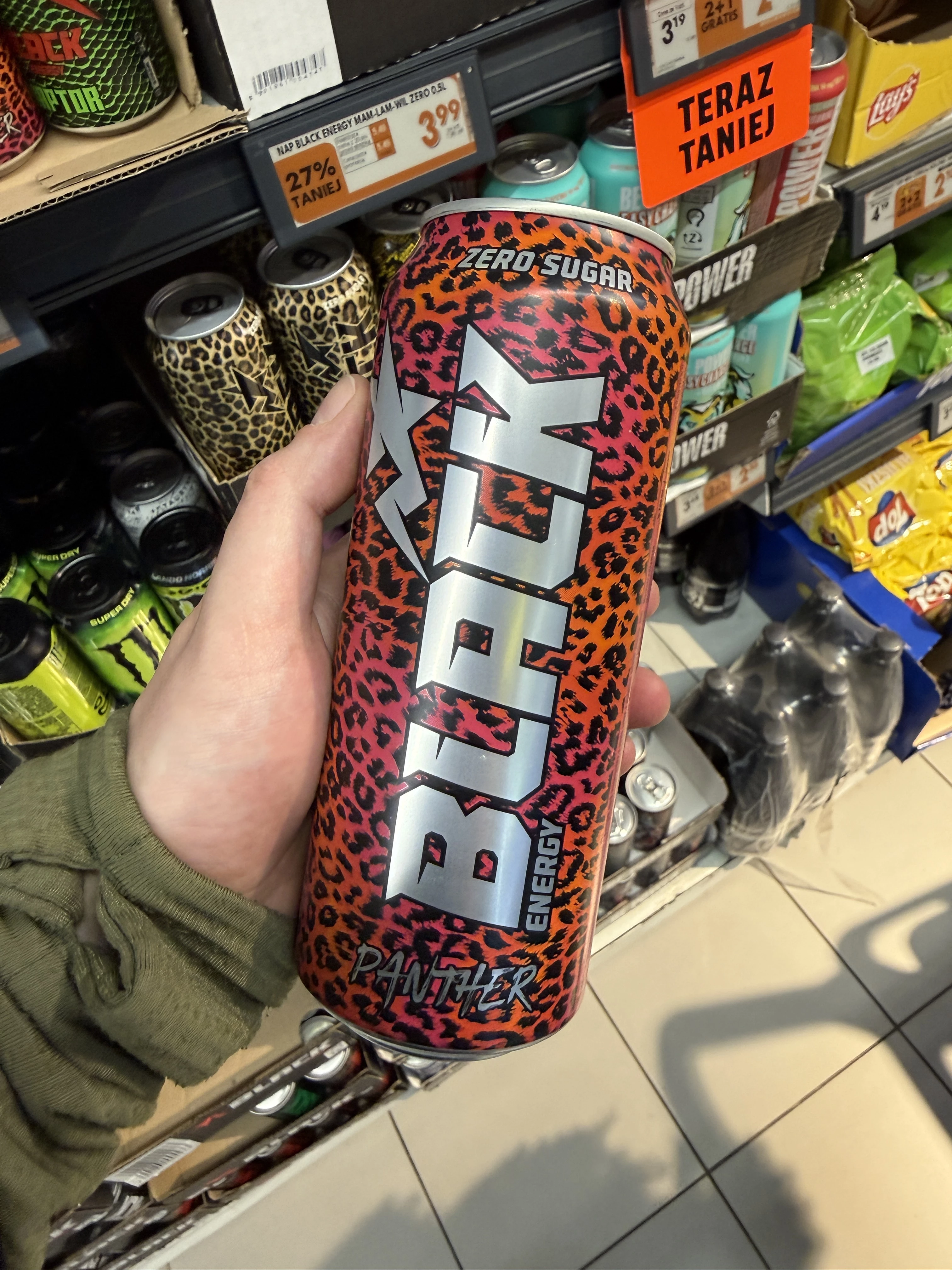 Black Energy Wild Panther Zero Sugar | 500ml