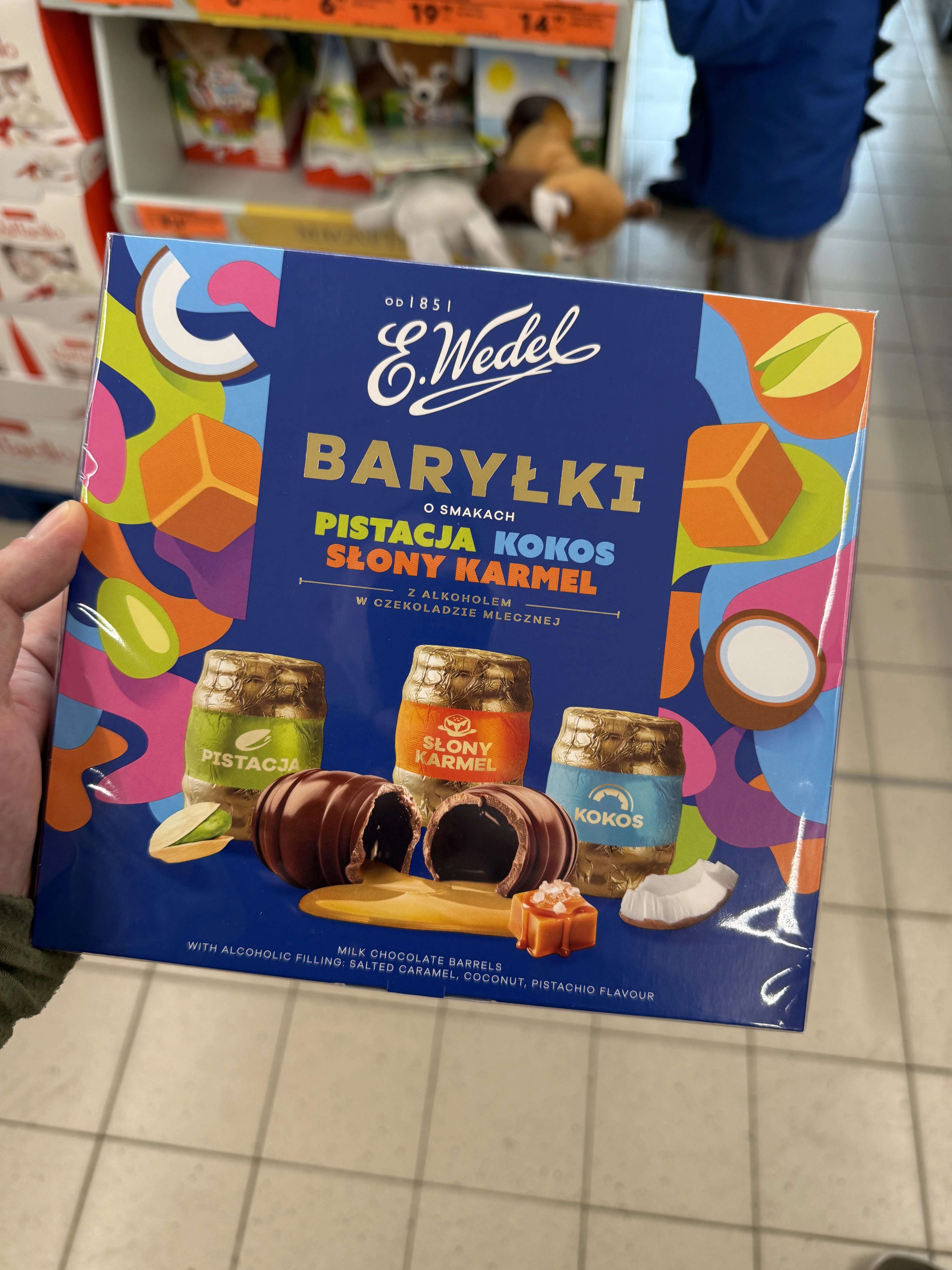 Wedel Baryłki Pistacja Kokos Słony Karmel | 200g