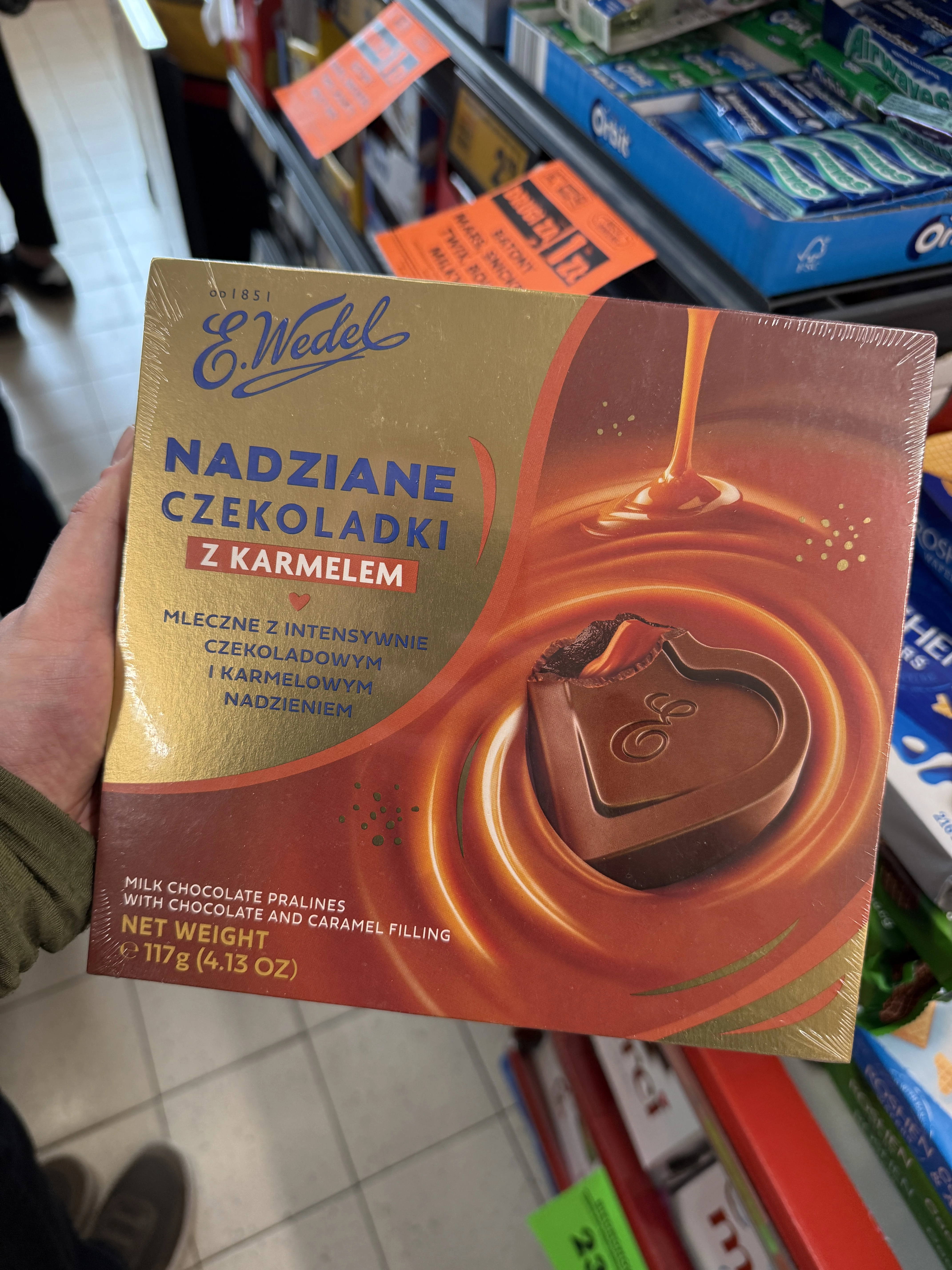 E. Wedel Nadziane czekoladki z karmelem | 117g