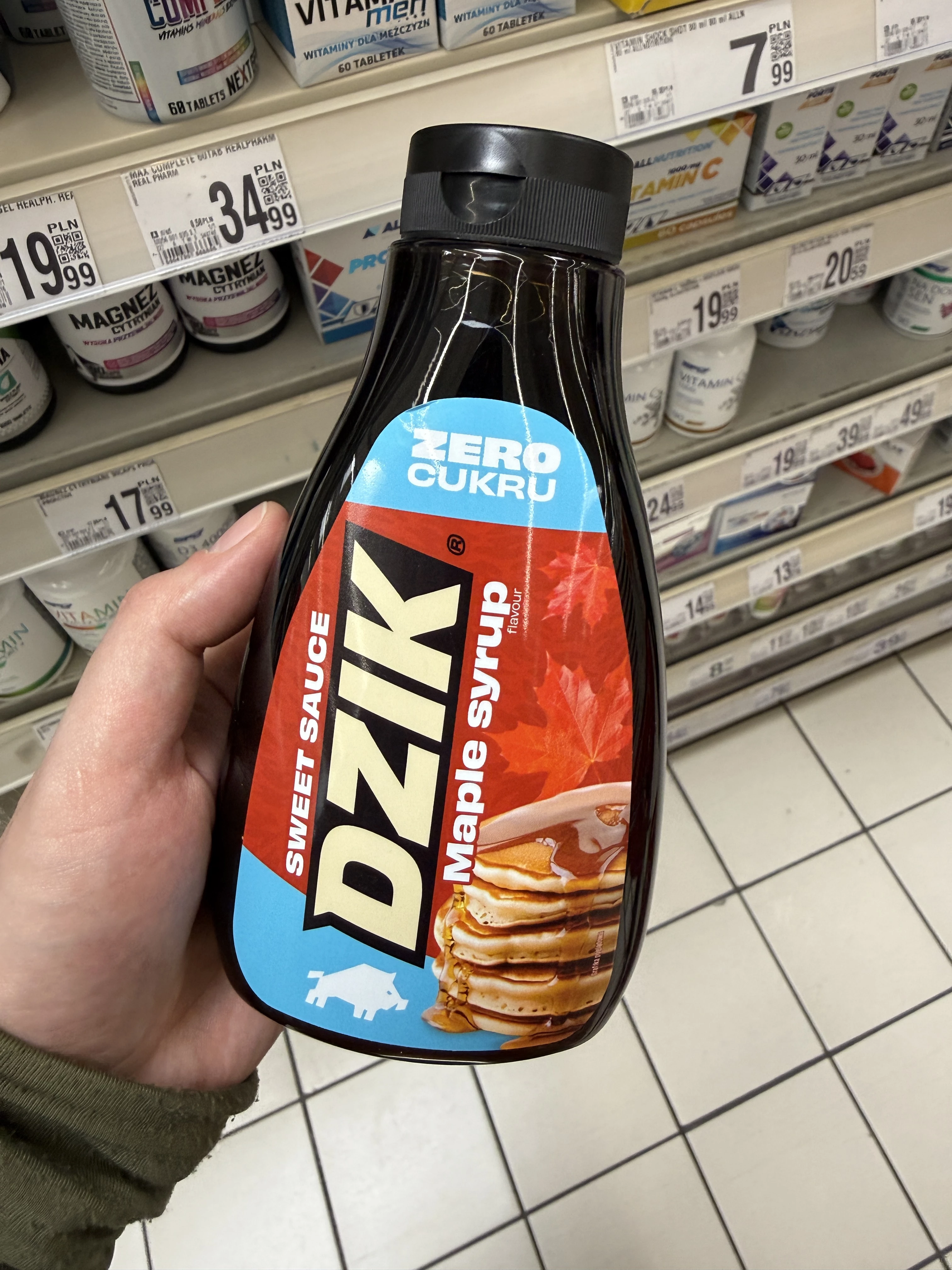WK Dzik Sos Zero Klonowy (Maple Syrup) | 425ml