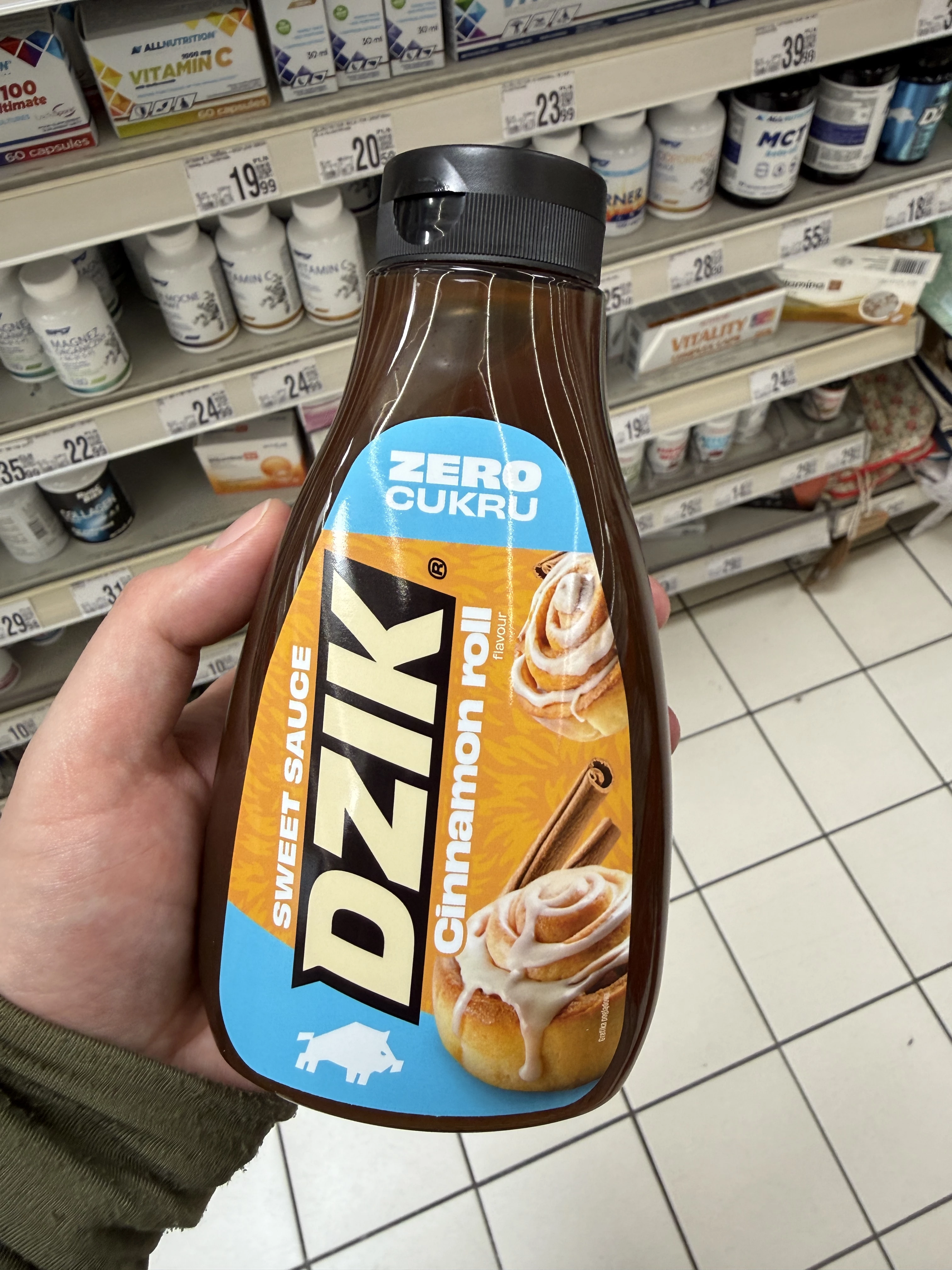 Dzik Dobry Sos Zero Cukru Cinnamon Roll | 425ml