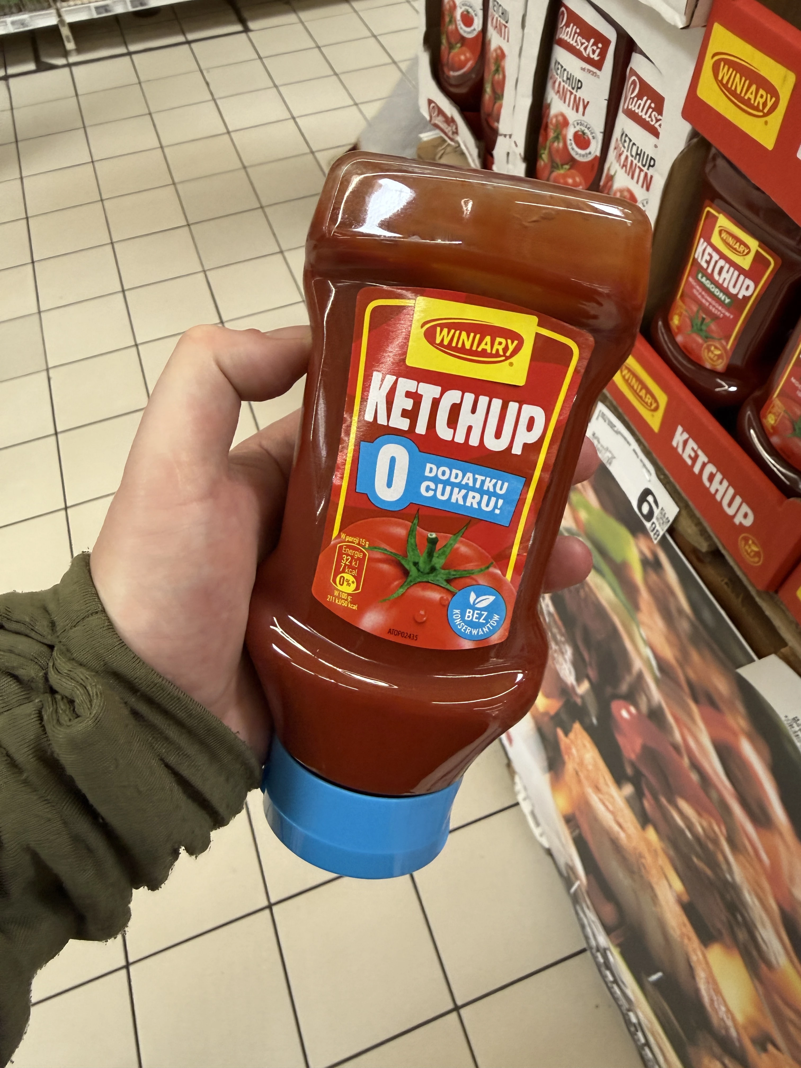 Winiary Ketchup bez cukru | 410g