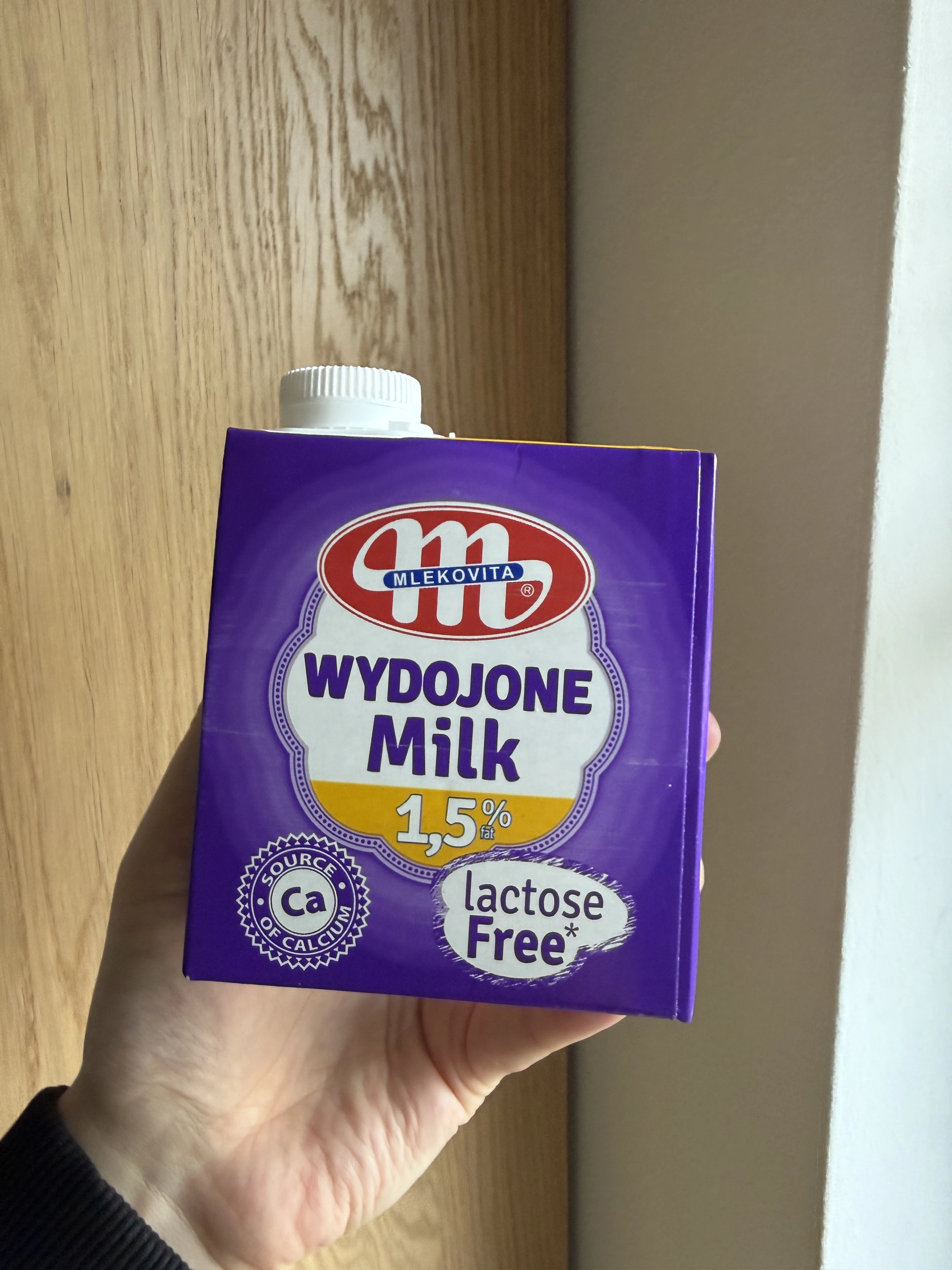 Mlekovita Wydojone Mleko bez Laktozy 1,5% UHT | 500ml