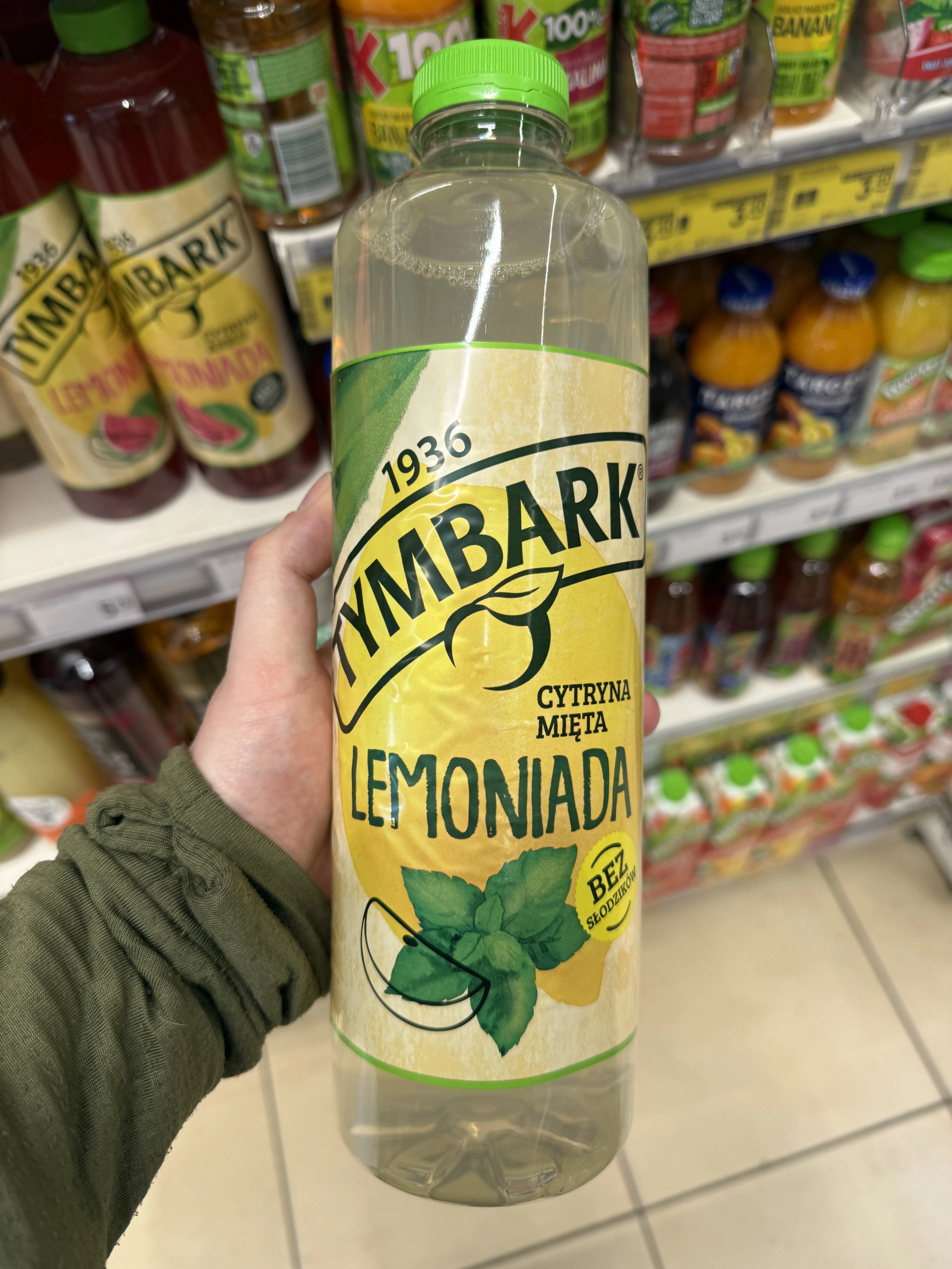 Tymbark Lemoniada Cytryna Mięta | 1250ml