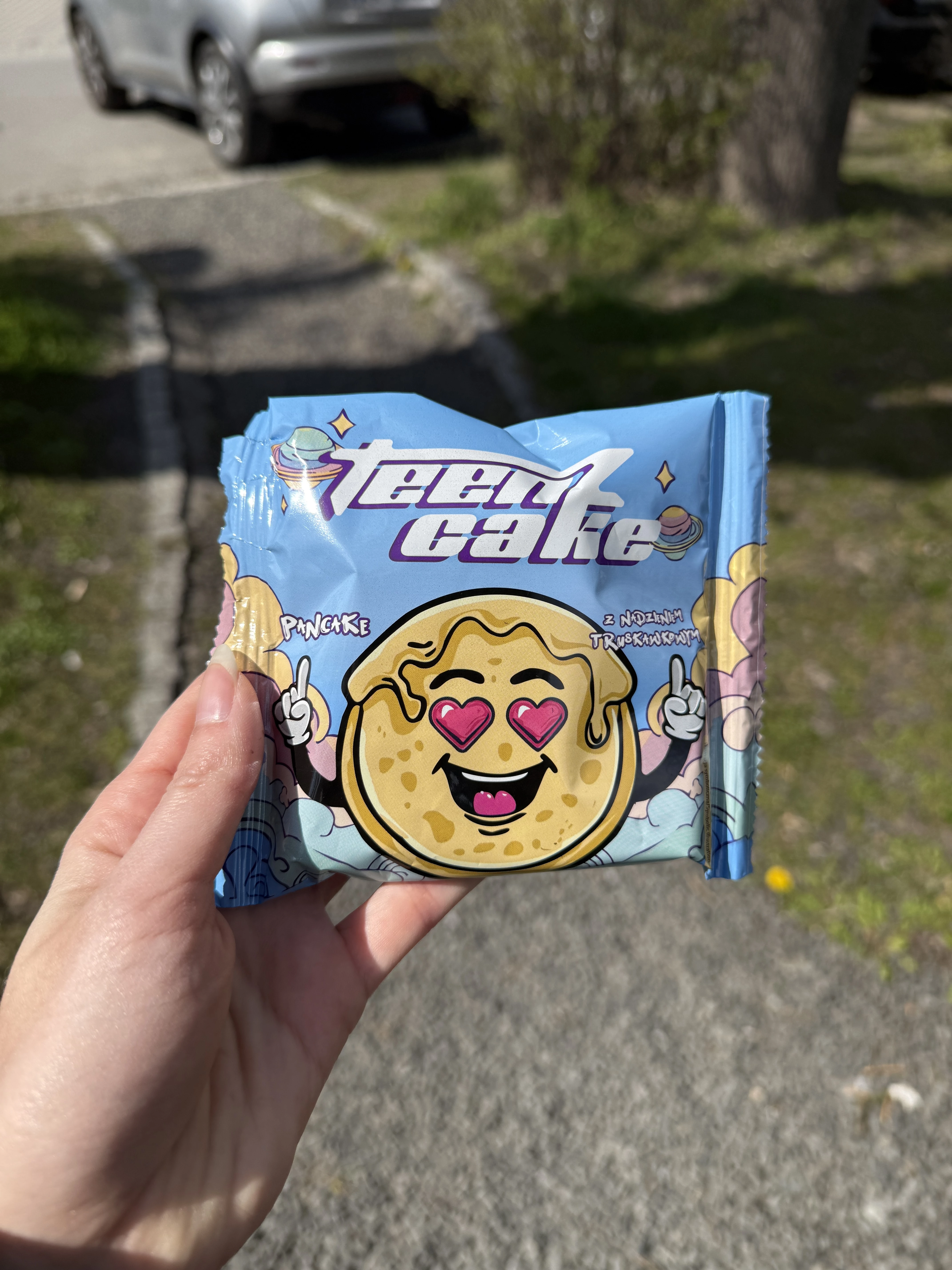 Teenz Cake Pancake z nadzieniem truskawkowym | 60g