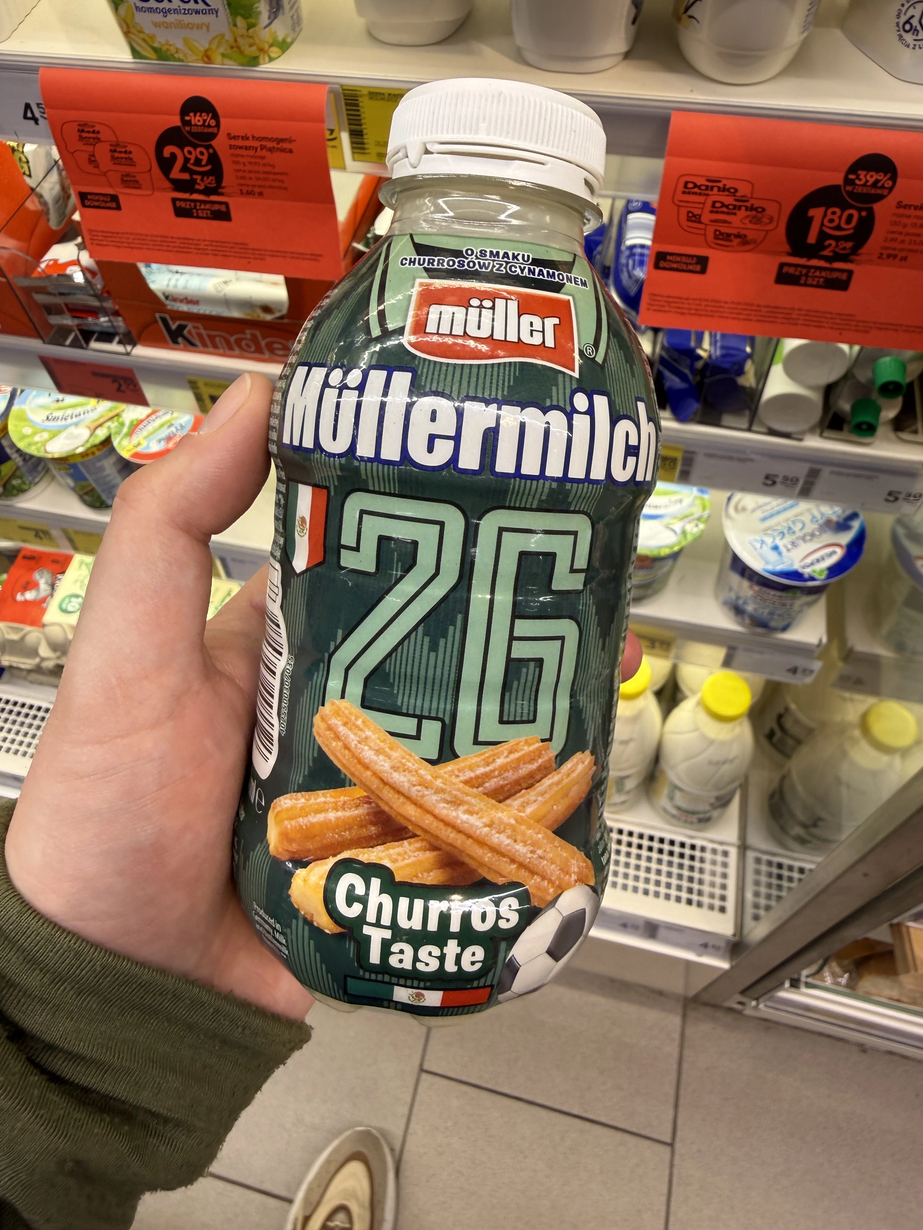 Müllermilch Churros Taste | 381ml / 400g