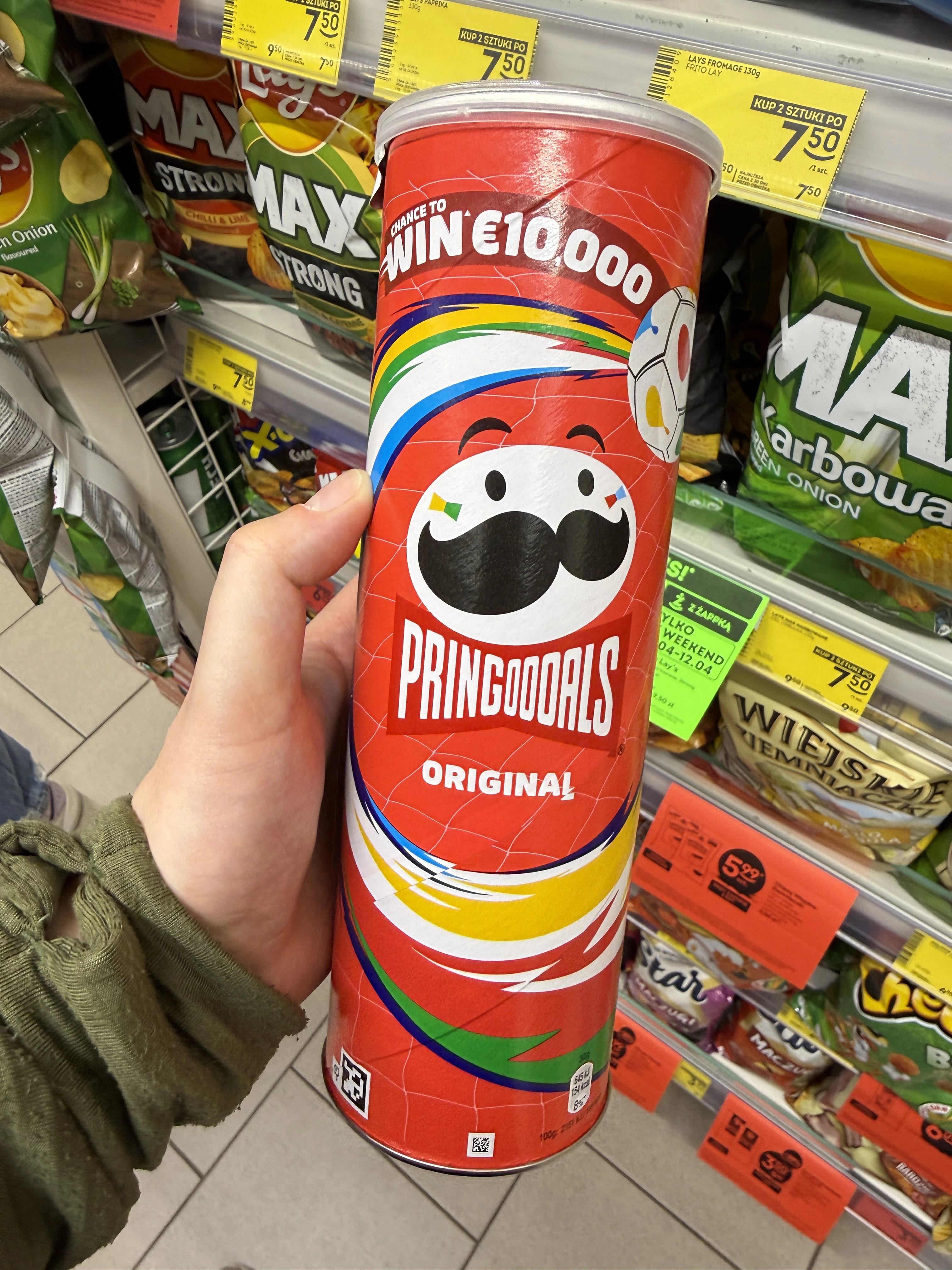 Pringles Original (edycja: Pringoooals) | 165g