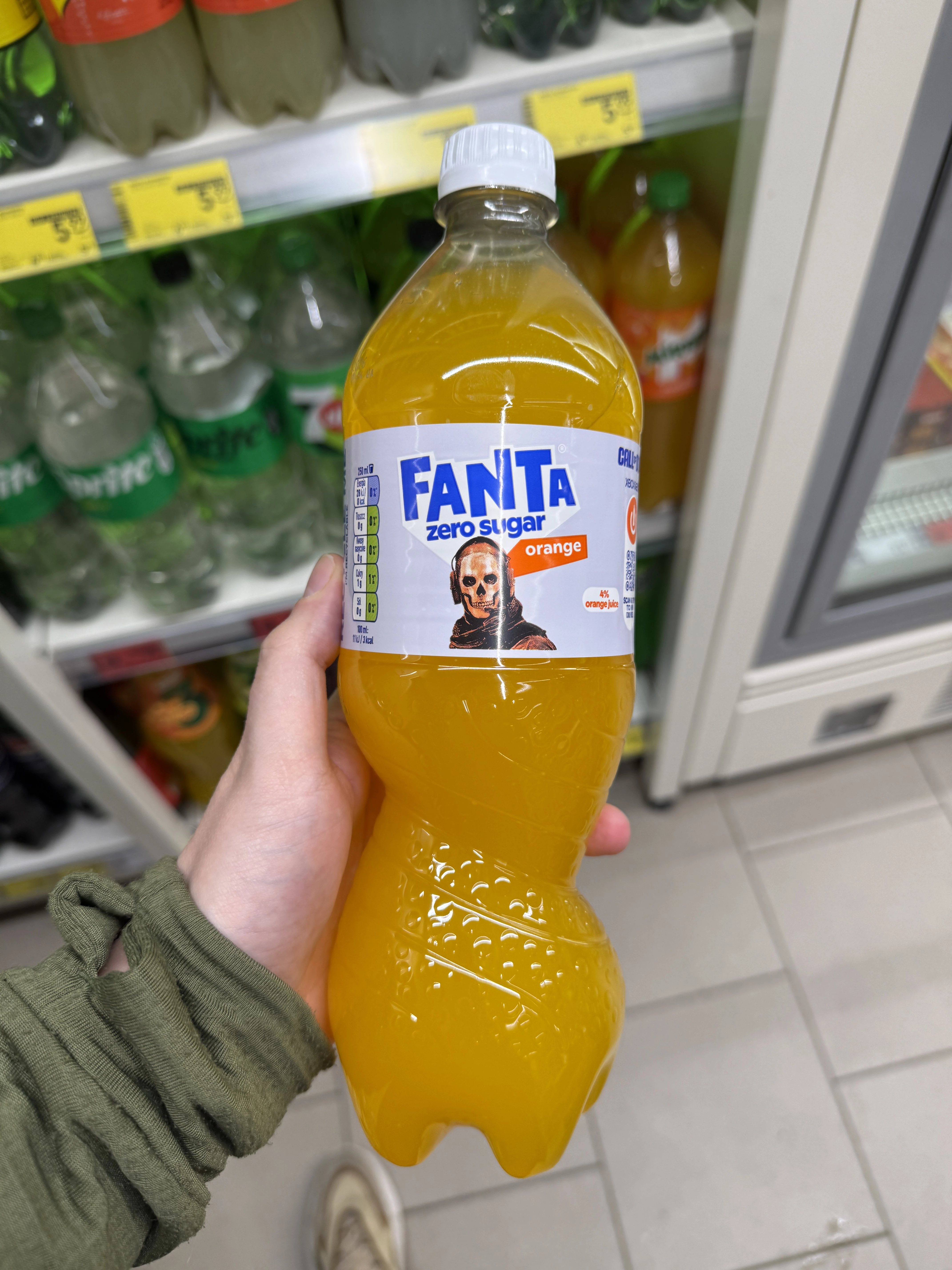 Fanta Zero Sugar Orange Call of Duty (edycja Xbox) | 850ml