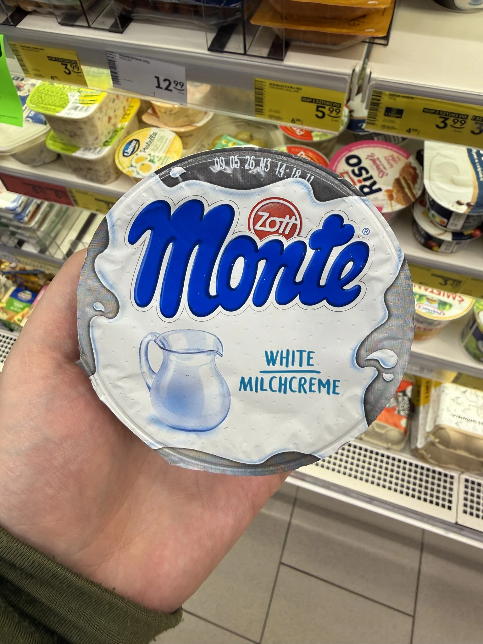 Zott Monte White Milchcreme | 150g
