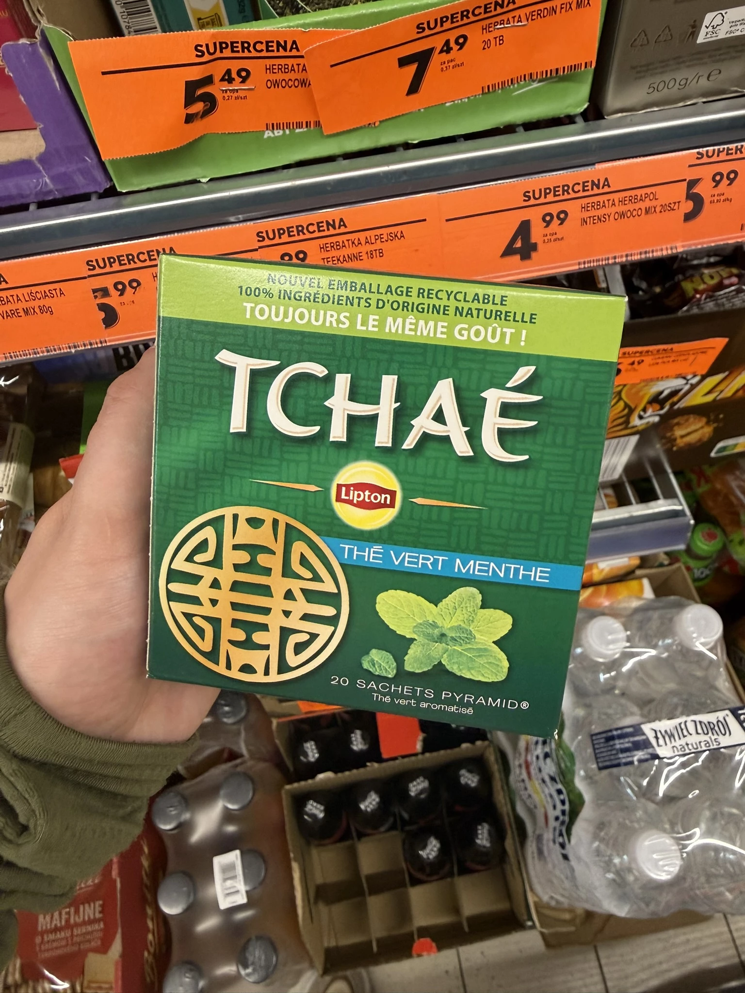 Lipton Tchaé Thé Vert Menthe | 40g